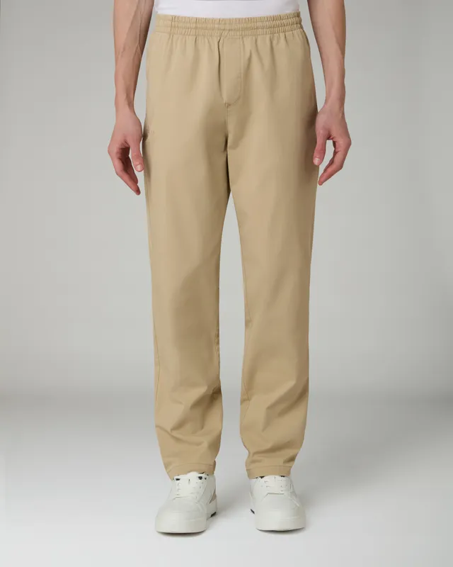 australian-doric-track-pant-pantalone-cotton-twill-kaki image 1