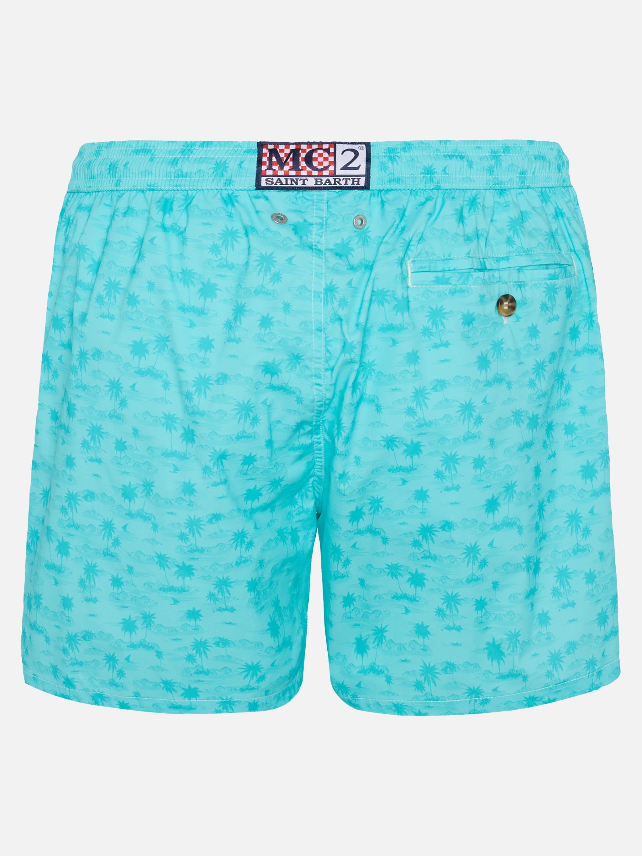 mc2-saint-barth-comfort-light-costume-mare-uomo-hawaiana-verde-acqua image 2
