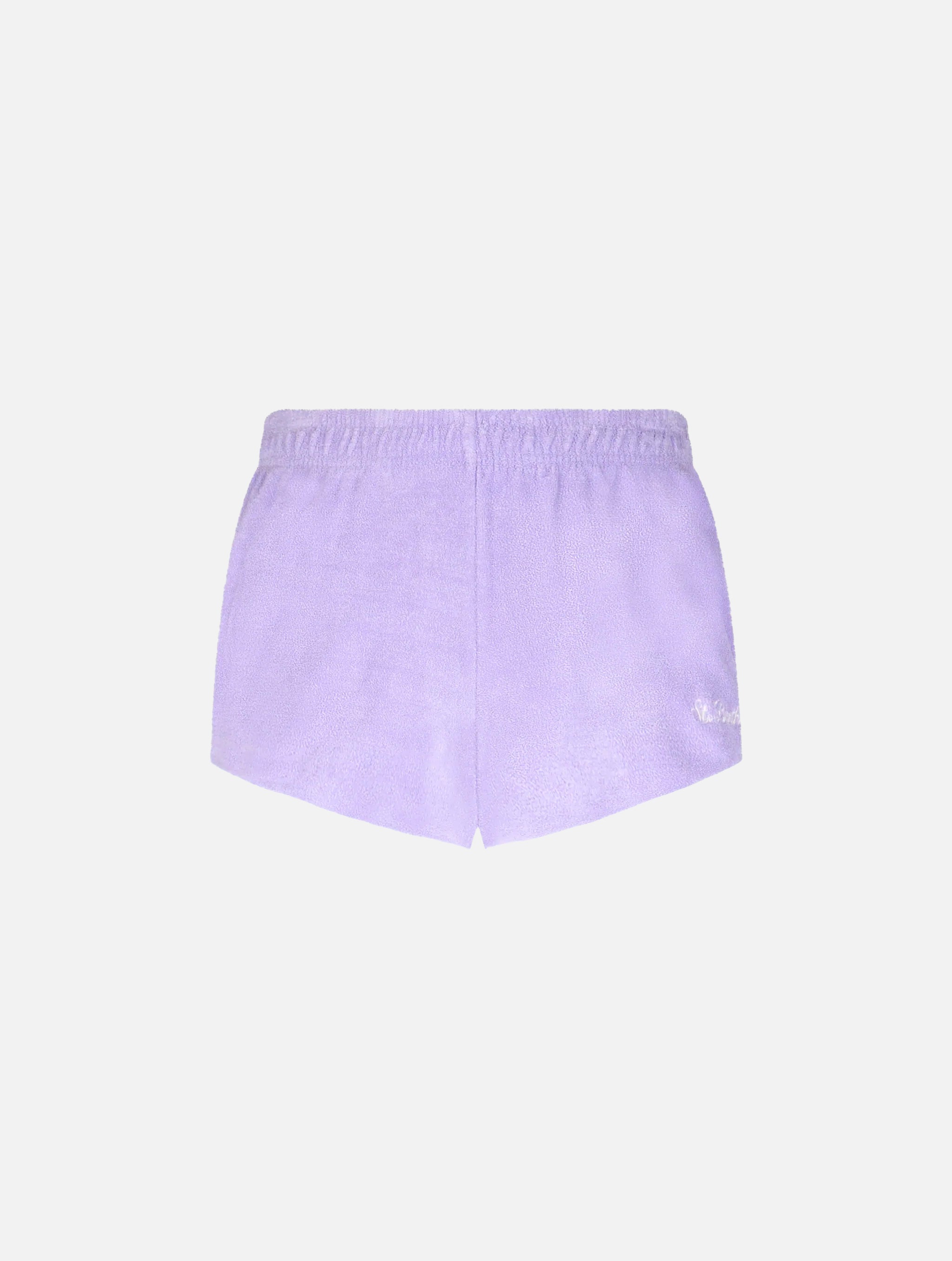 mc2-saint-barth-short-francine-donna-pull-up-in-spugna-rosa-con-piping image 5