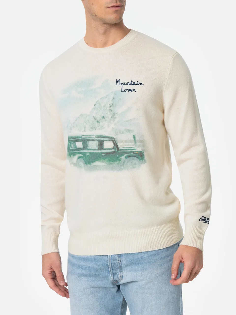 mc2-saint-barth-heron-maglione-girocollo-uomo-bianco-mountain-lover image 1