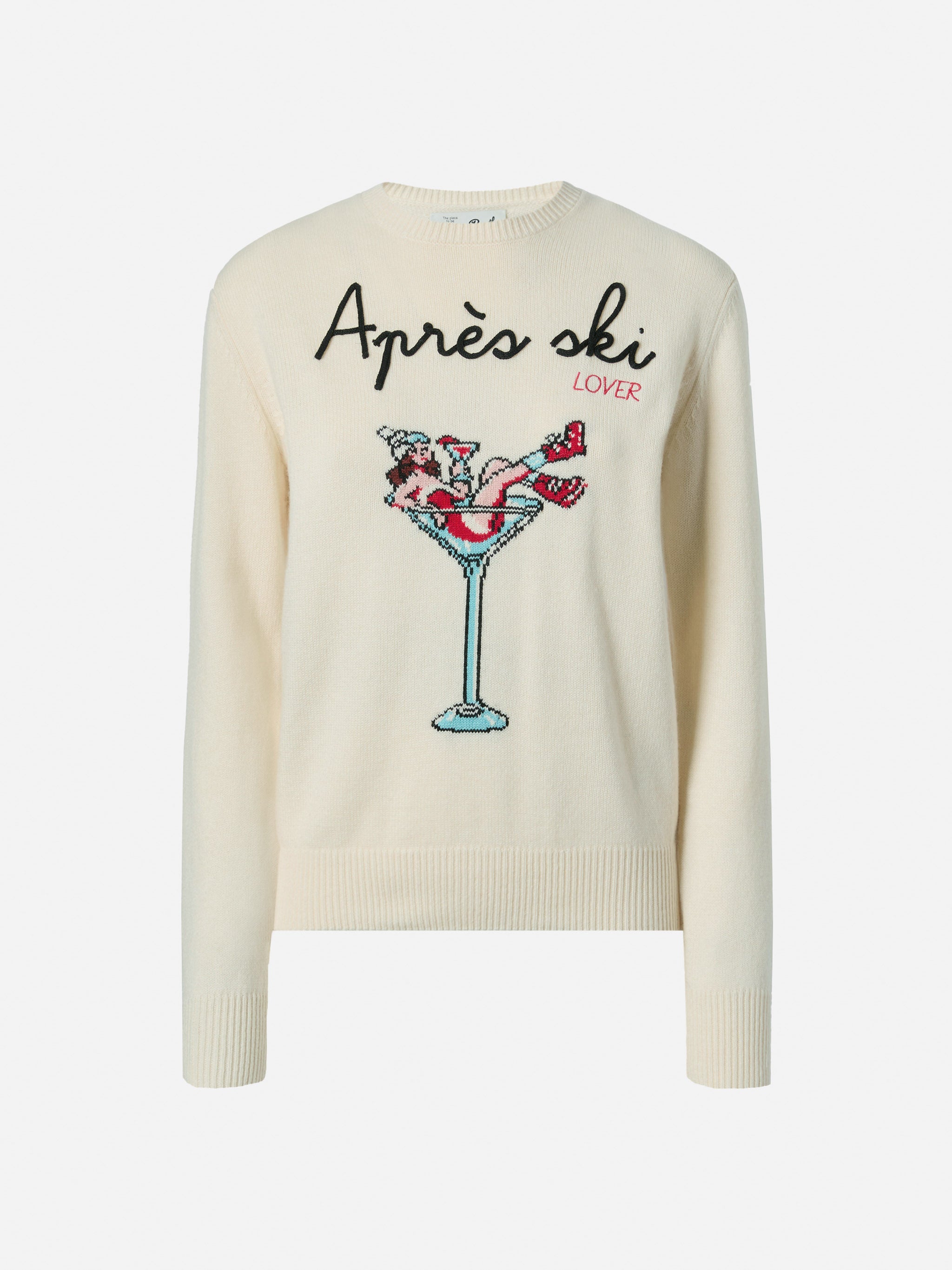 mc2-saint-barth-maglione-donna-new-queen-apres-ski-bianco-misto-cashmere image 5