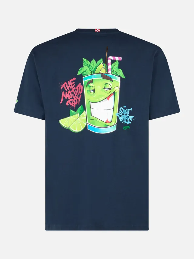 mc2-saint-barth-cryptopuppets-mojito-t-shirt-uomo-blu-special-edition image 1