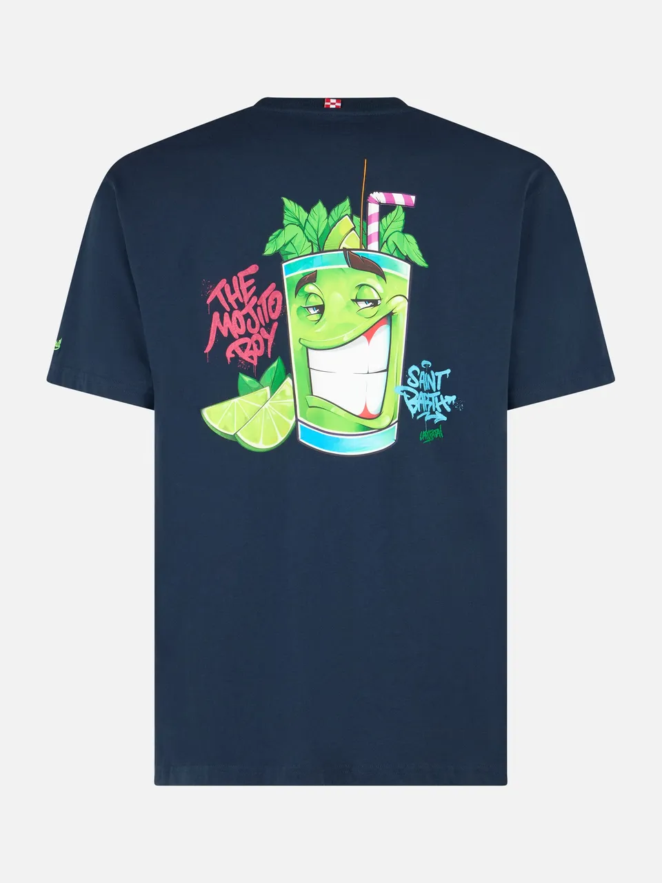 mc2-saint-barth-cryptopuppets-mojito-t-shirt-uomo-blu-special-edition image 1