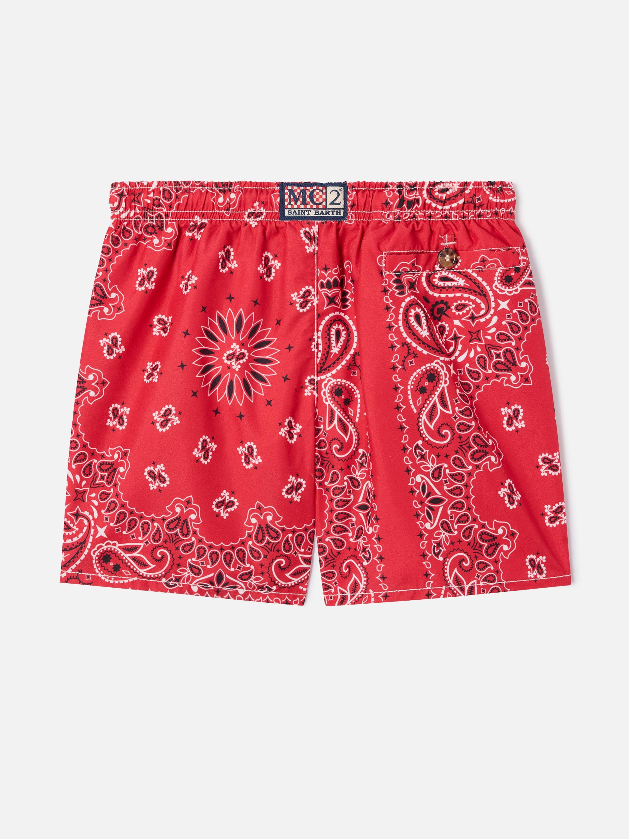 mc2-saint-barth-costume-da-bagno-bambino-stampa-bandana-rossa image 2