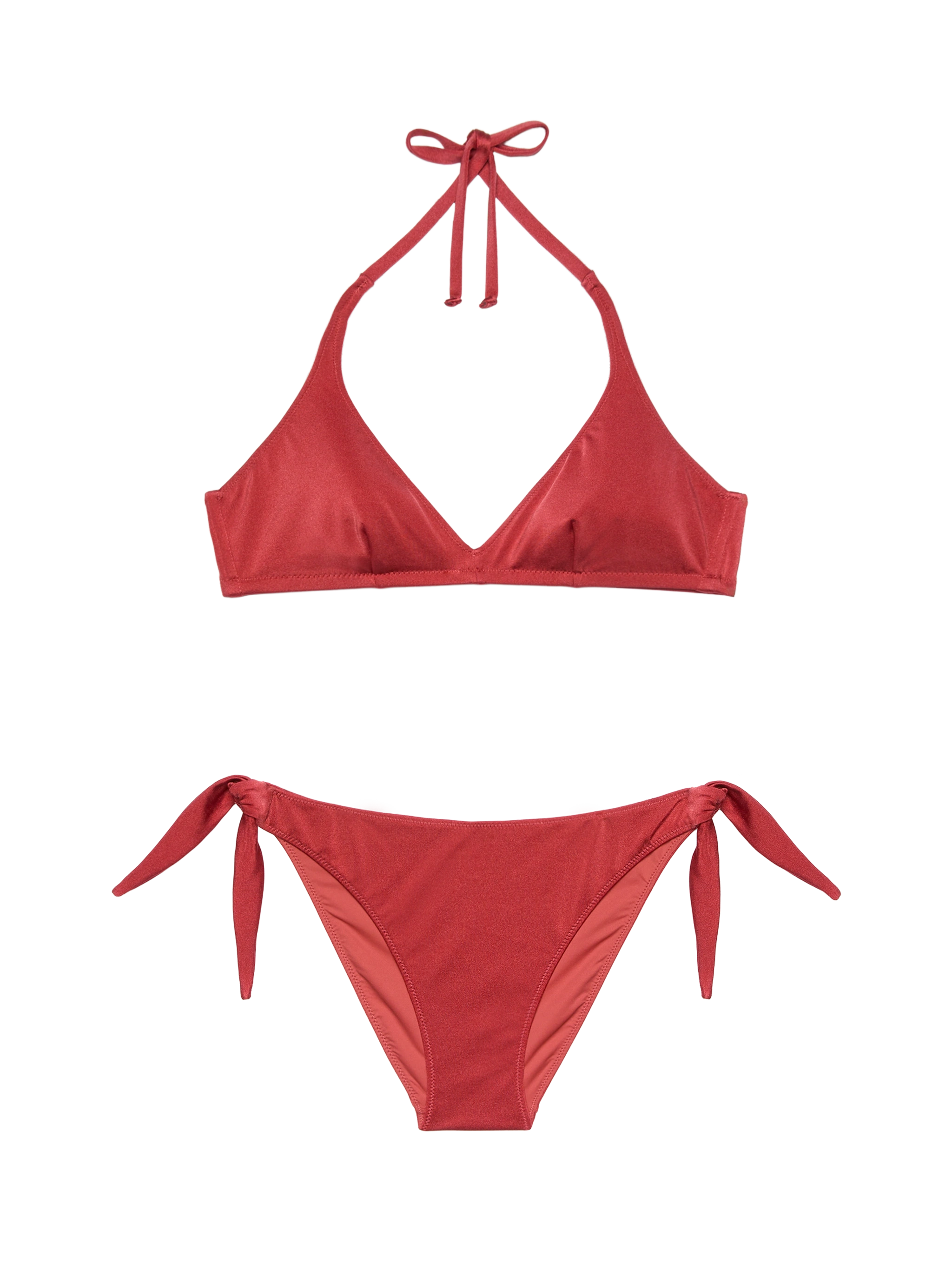 mc2-saint-barth-gaia-yali-bikini-triangolo-donna-mattone-shimmer image 1