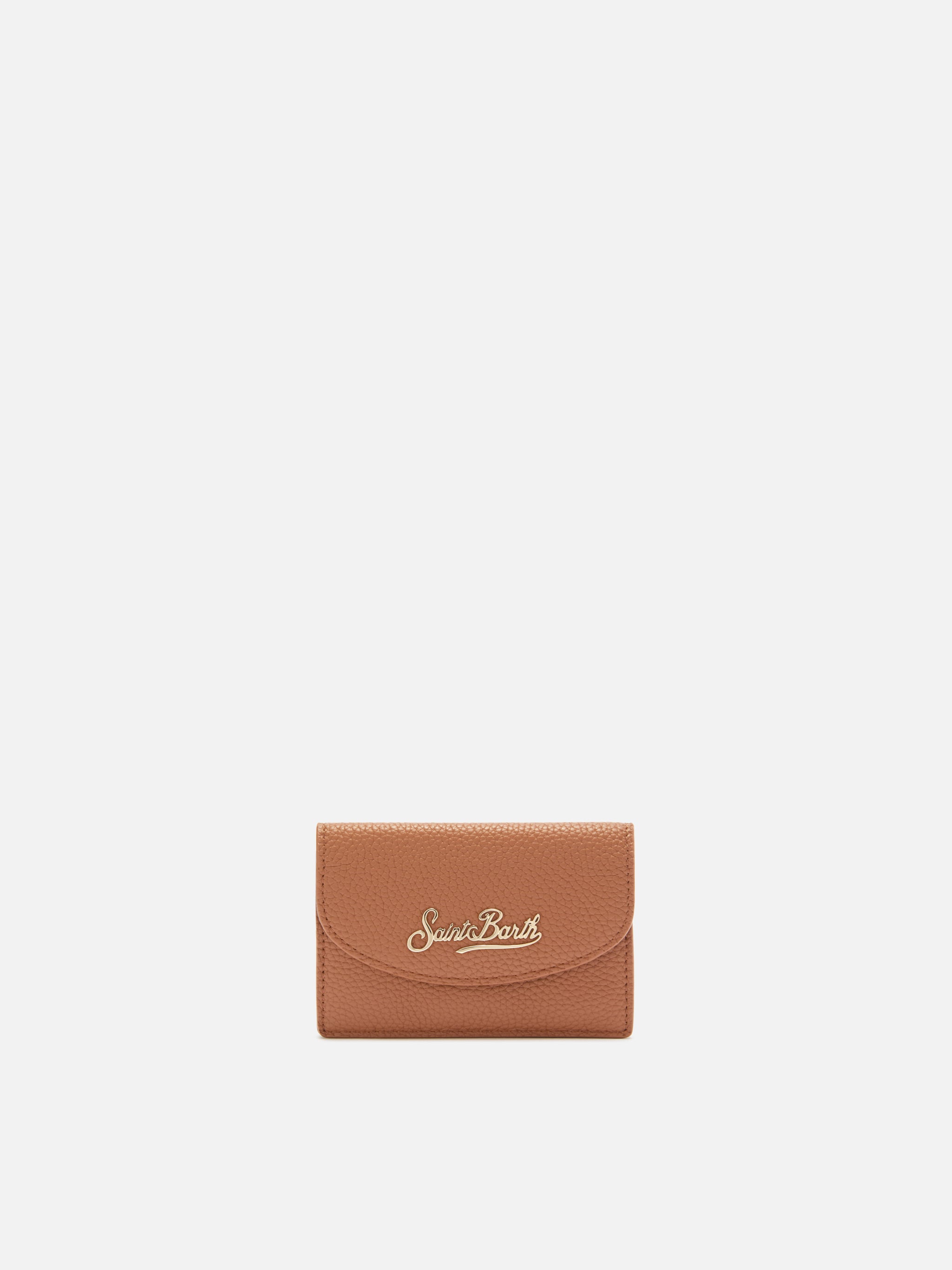 mc2-saint-barth-madame-portacarte-card-holder-pelle-martellata-cuoio image 1
