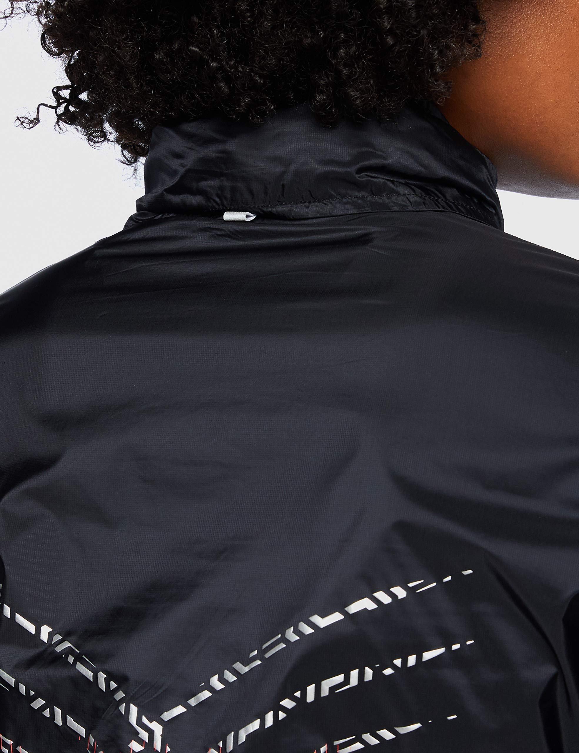 arena-w-windbreaker-jacket-giacca-antivento-donna-nero-rosso-fluo image 3