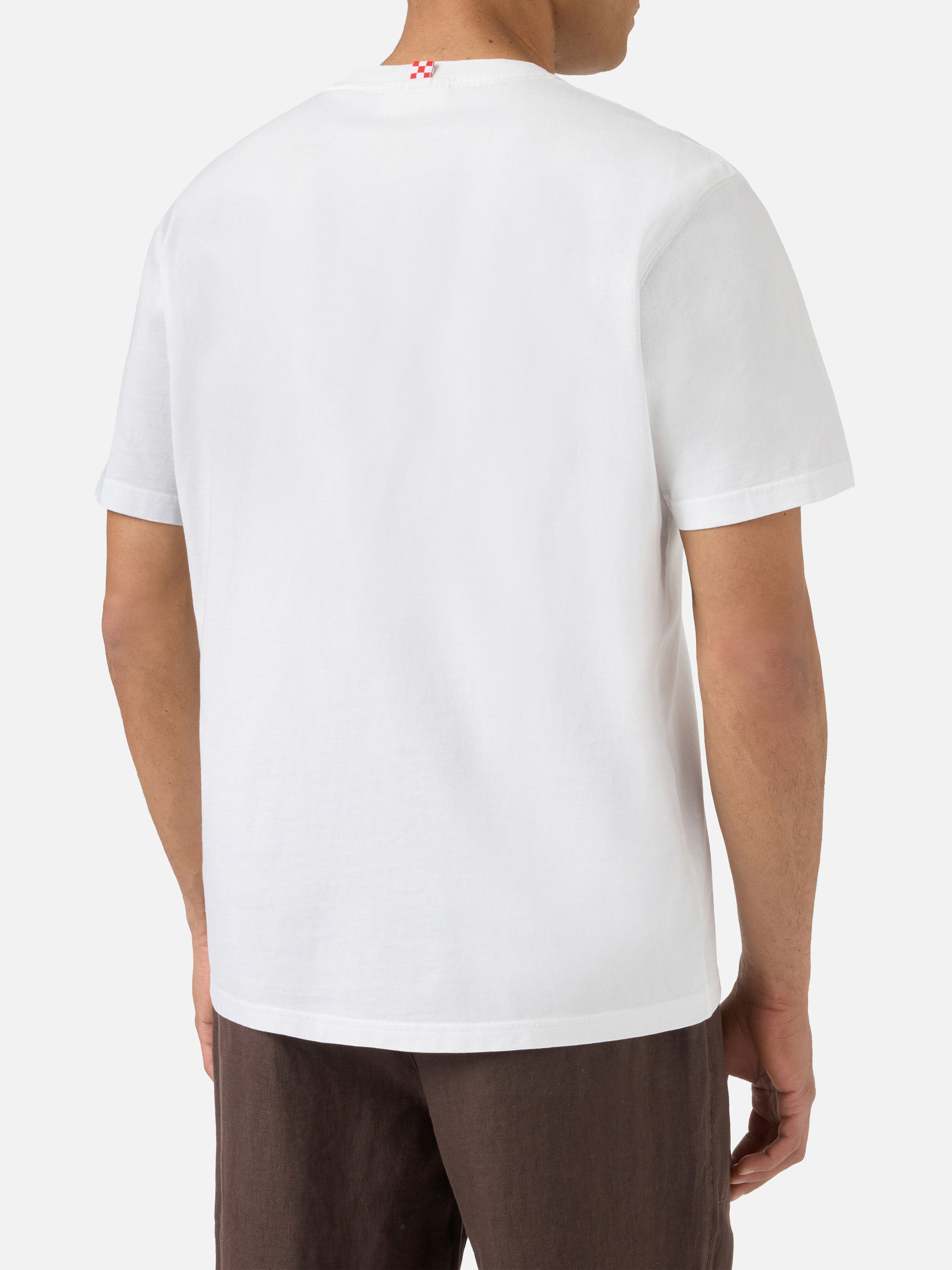mc2-saint-barth-portofino-t-shirt-bianca-uomo-cotone-ricamo-viaggio-in-prima-cla image 4