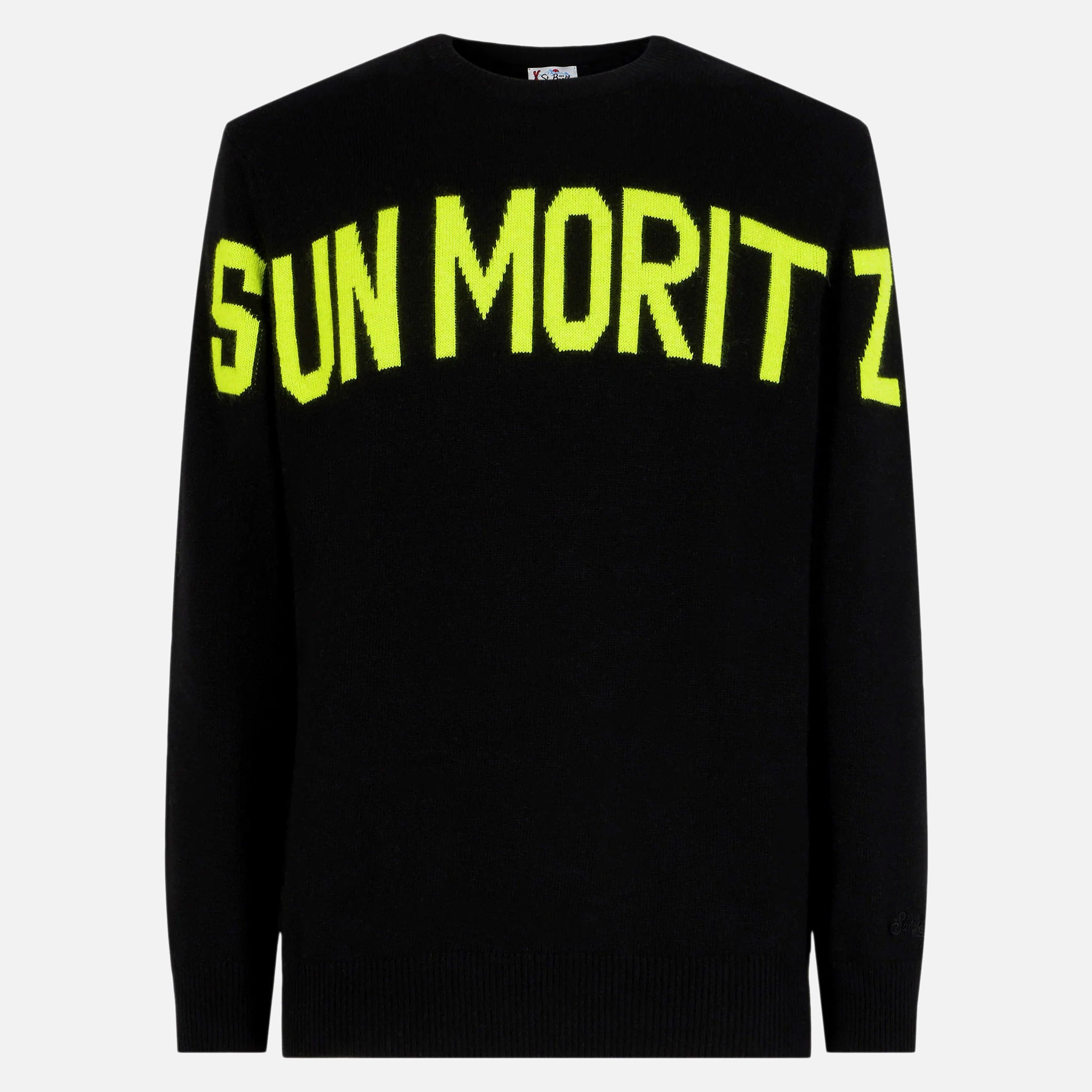 mc2-saint-barth-heron-ski-maglia-uomo-in-misto-cashmere-nero image 4