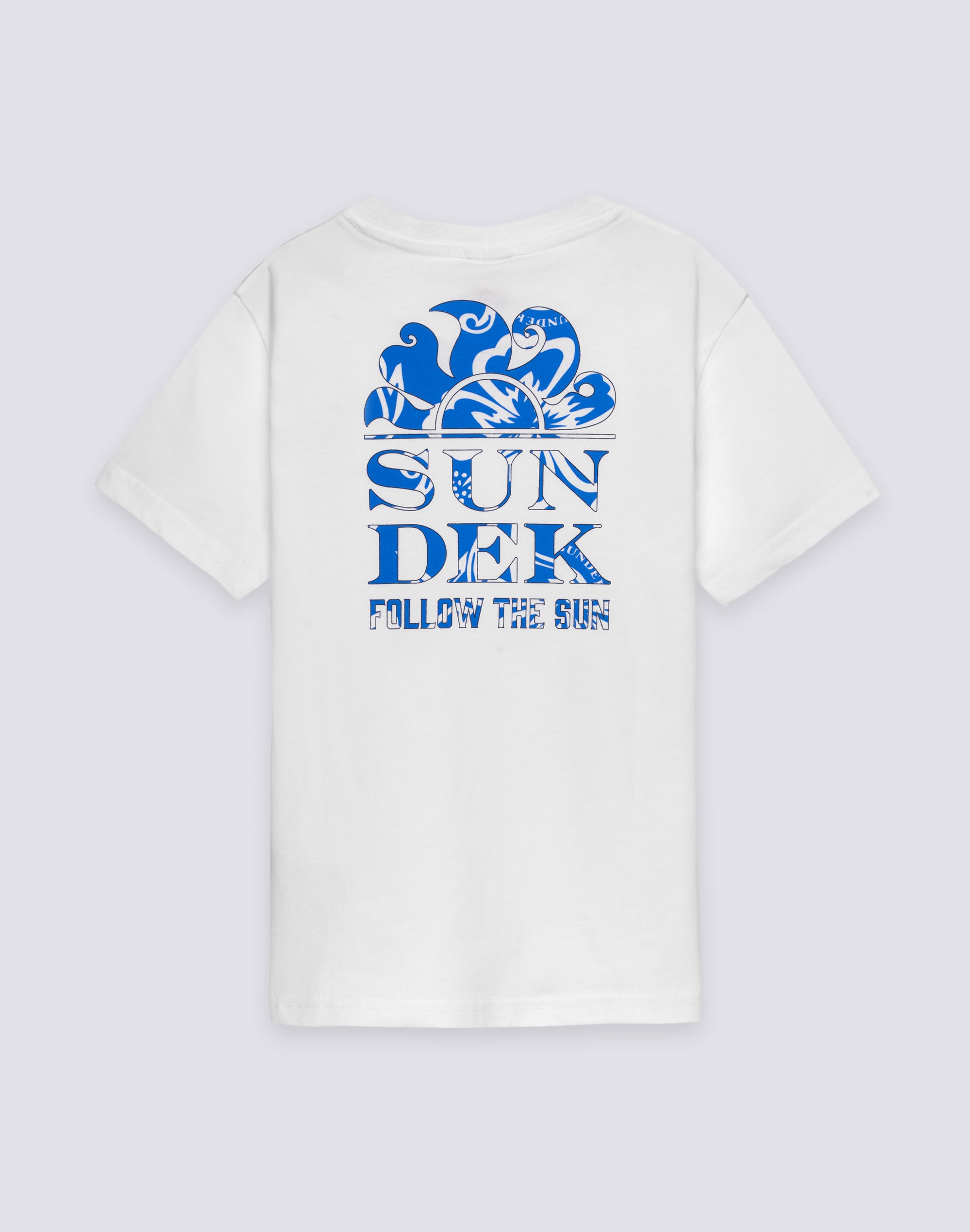 sundek-t-shirt-bambino-manica-corta-stampa-follow-the-sun-hibiscus image 1