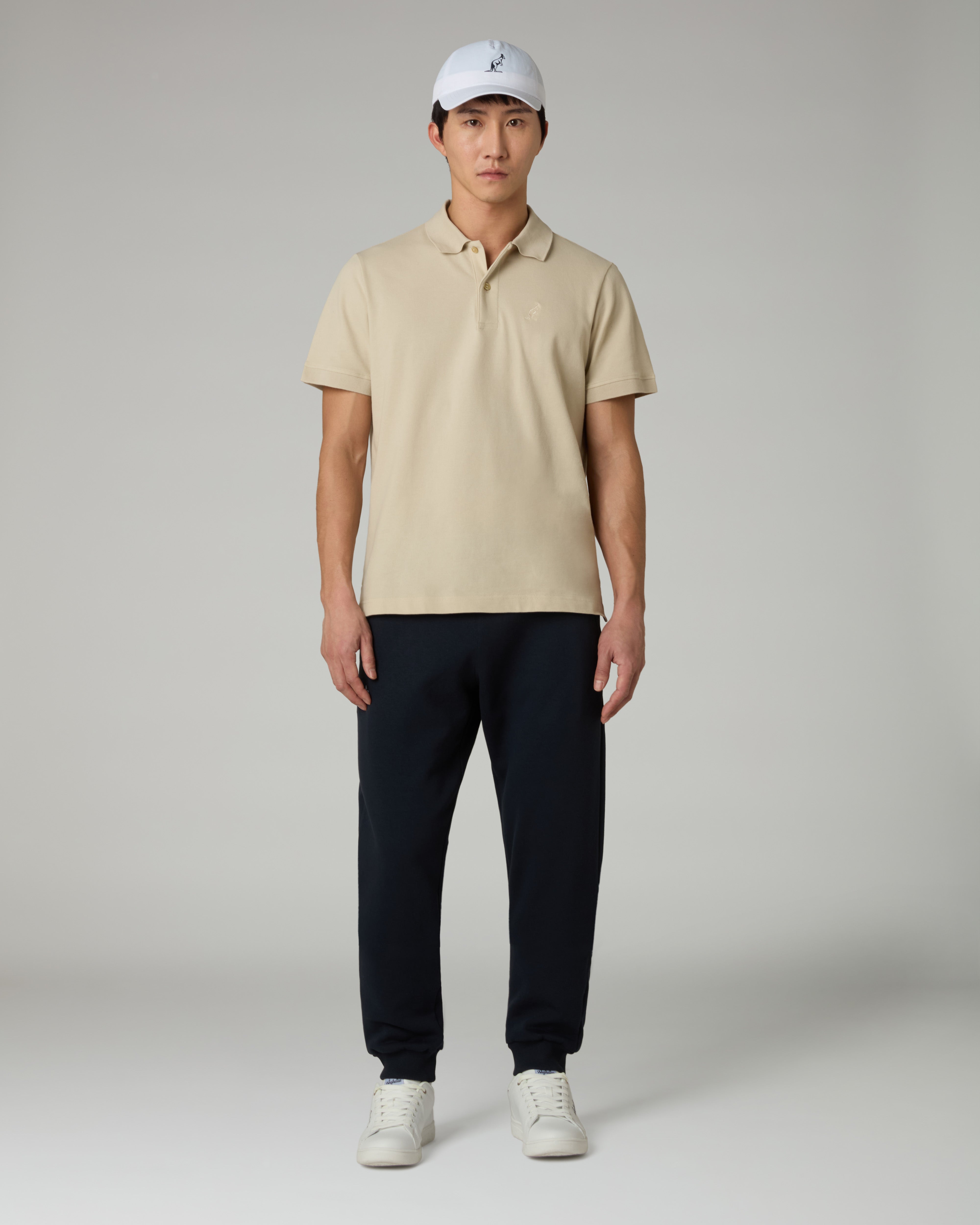 australian-easy-polo-shirt-sabbia-in-piquet image 2