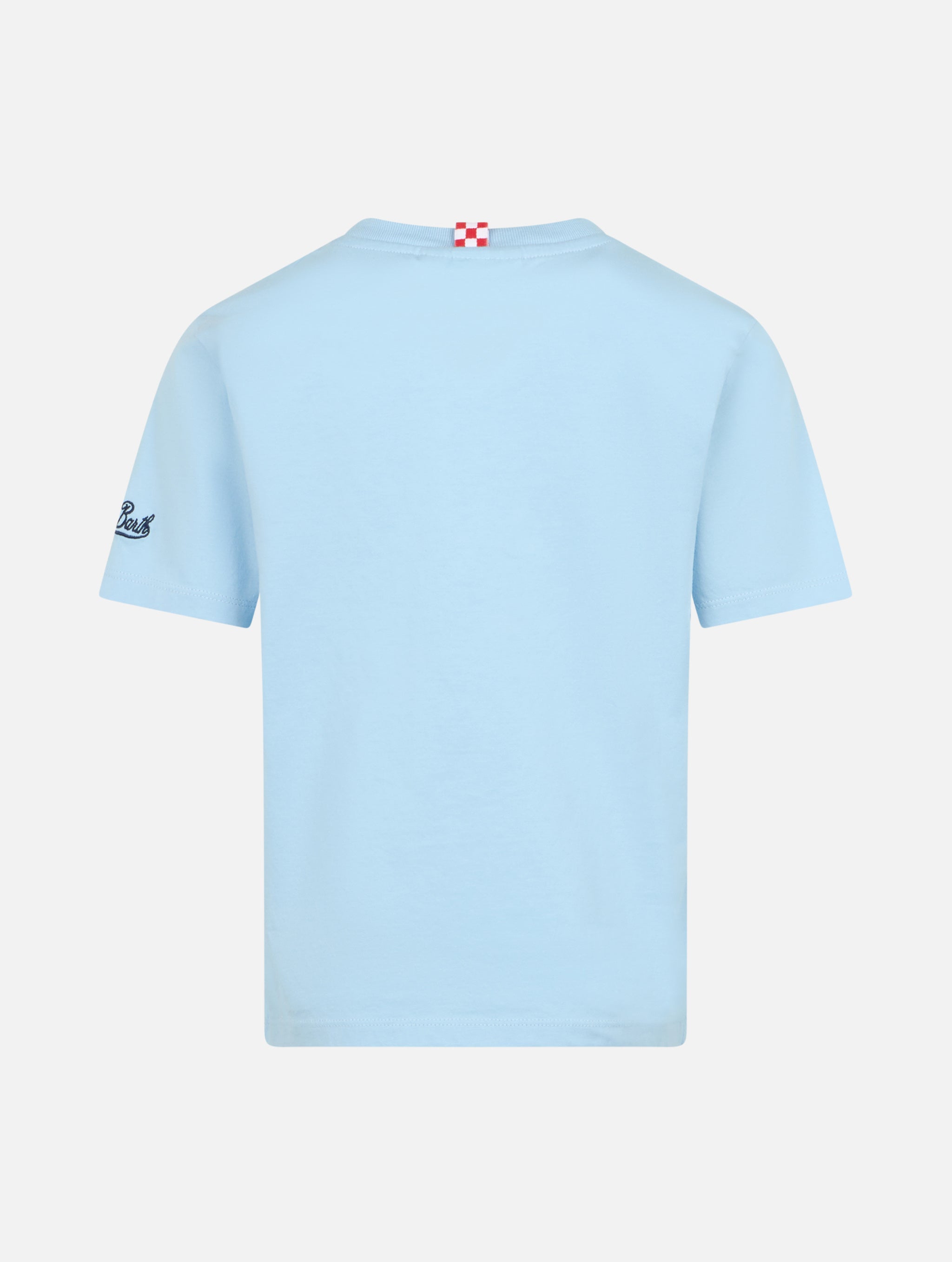 mc2-saint-barth-t-shirt-bambino-in-cotone-azzurro-coccodrillo-st-barth-best-frie image 3