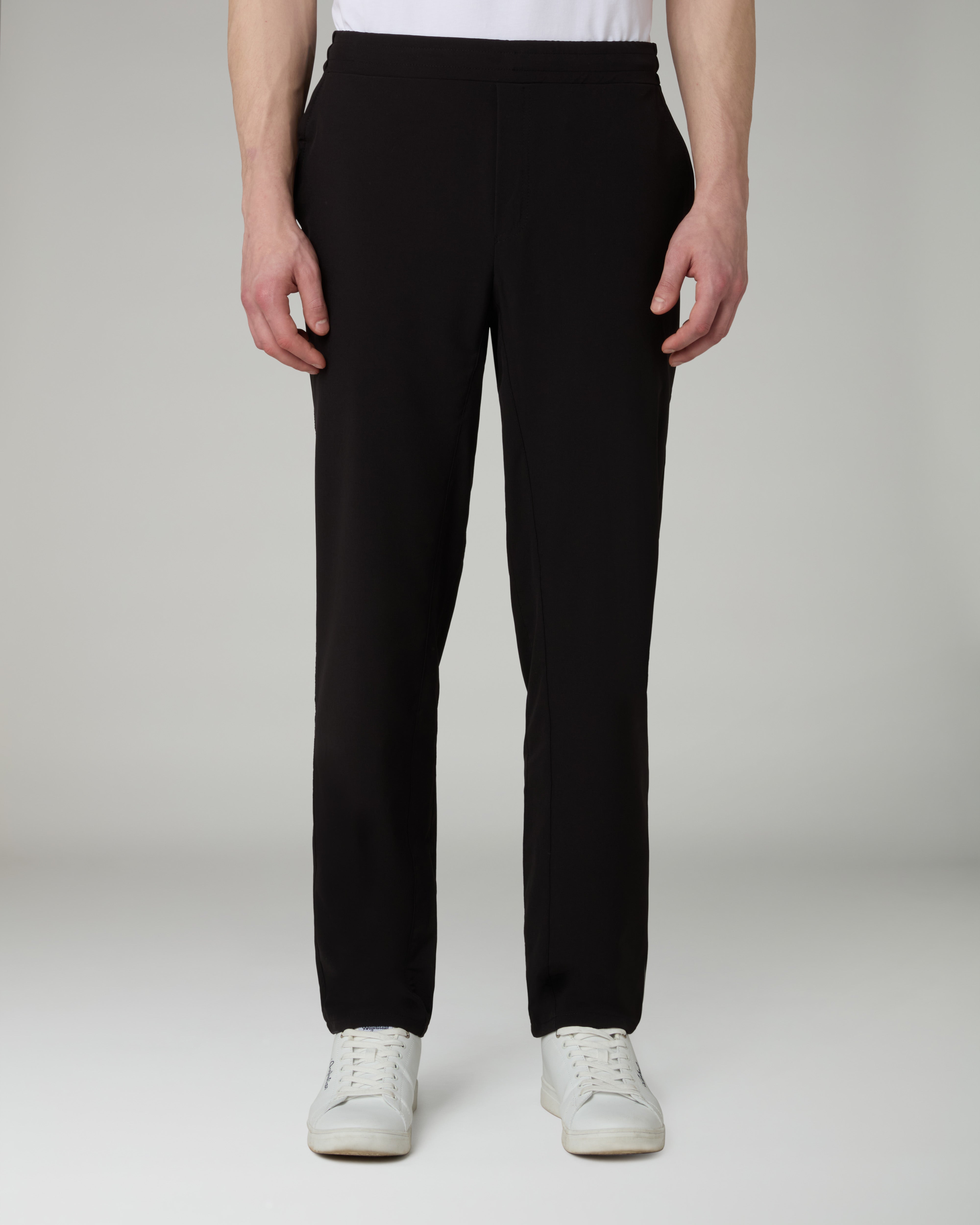 australian-easy-move-track-pant-pantalone-tuta-nero-in-slam-bi-elastico image 1