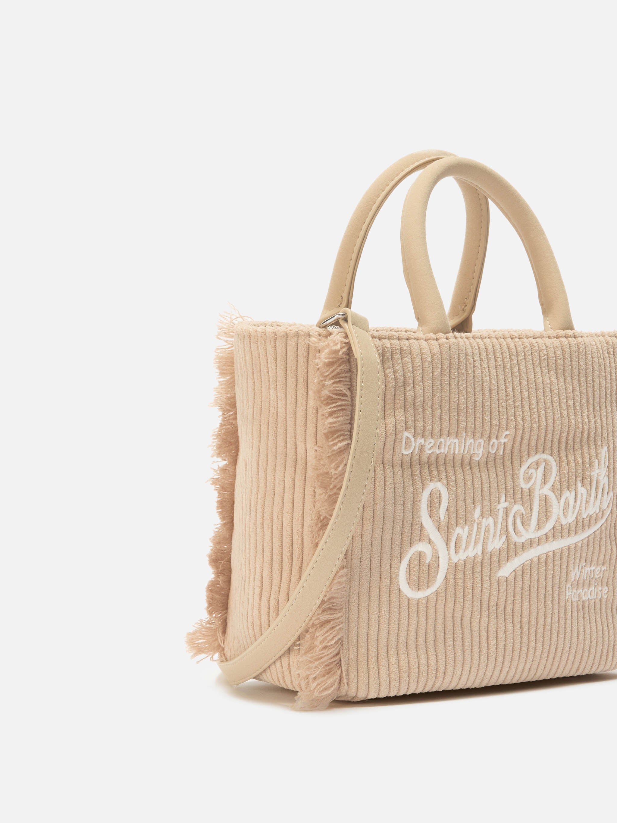 mc2-saint-barth-vanity-mini-corduroy-borsa-beige-tracolla image 3