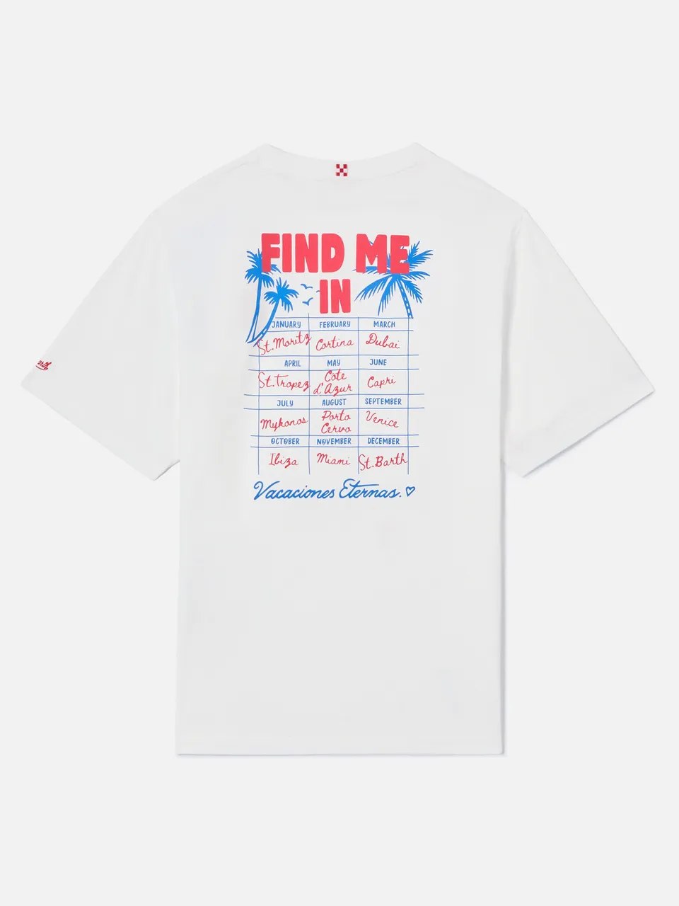 t-shirt-mc2-saint-barth-delmar-find-me-in-vacation-con-maxi-grafica-sul-retro image 1