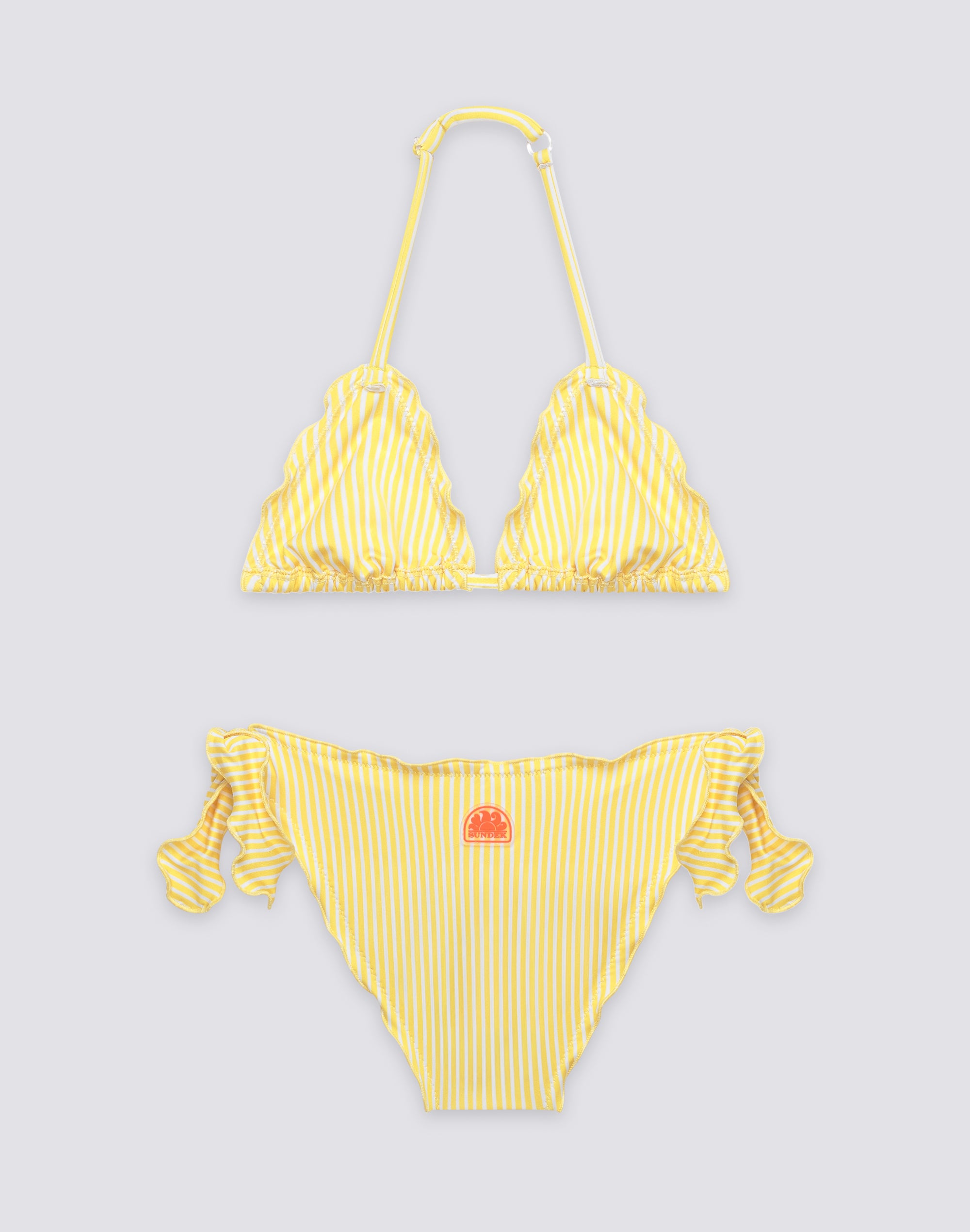 sundek-jennifer-juicy-stripes-bikini-bambina-con-ricamo-frutta image 2