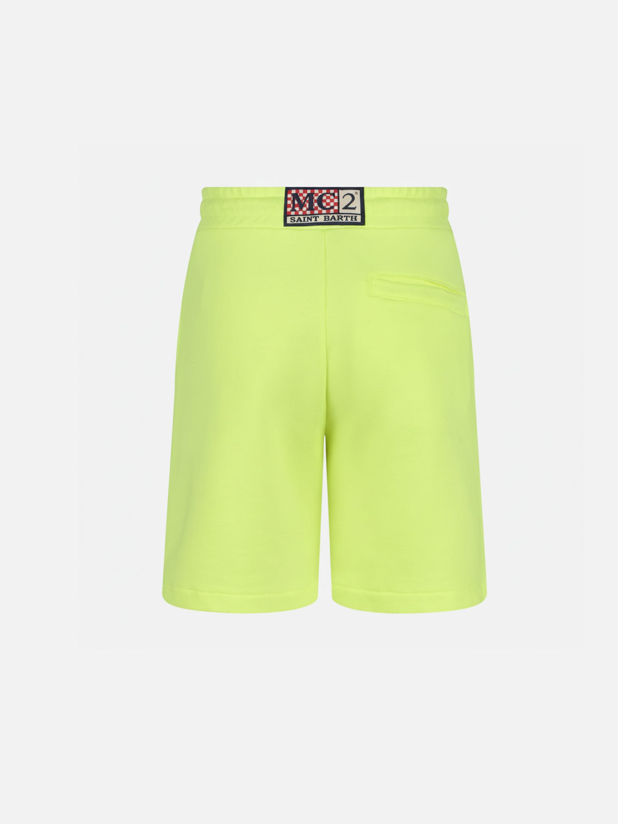 mc2-saint-barth-randle-jr-bermuda-cotone-bambino-giallo-fluo image 2