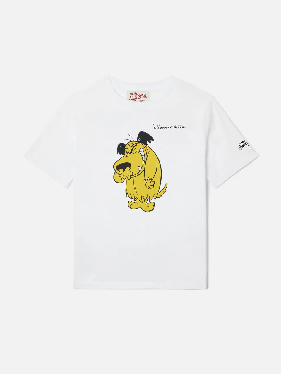 mc2-saint-barth-denver-jr-t-shirt-bambino-bianca-te-l-avevo-detto-muttley image 1