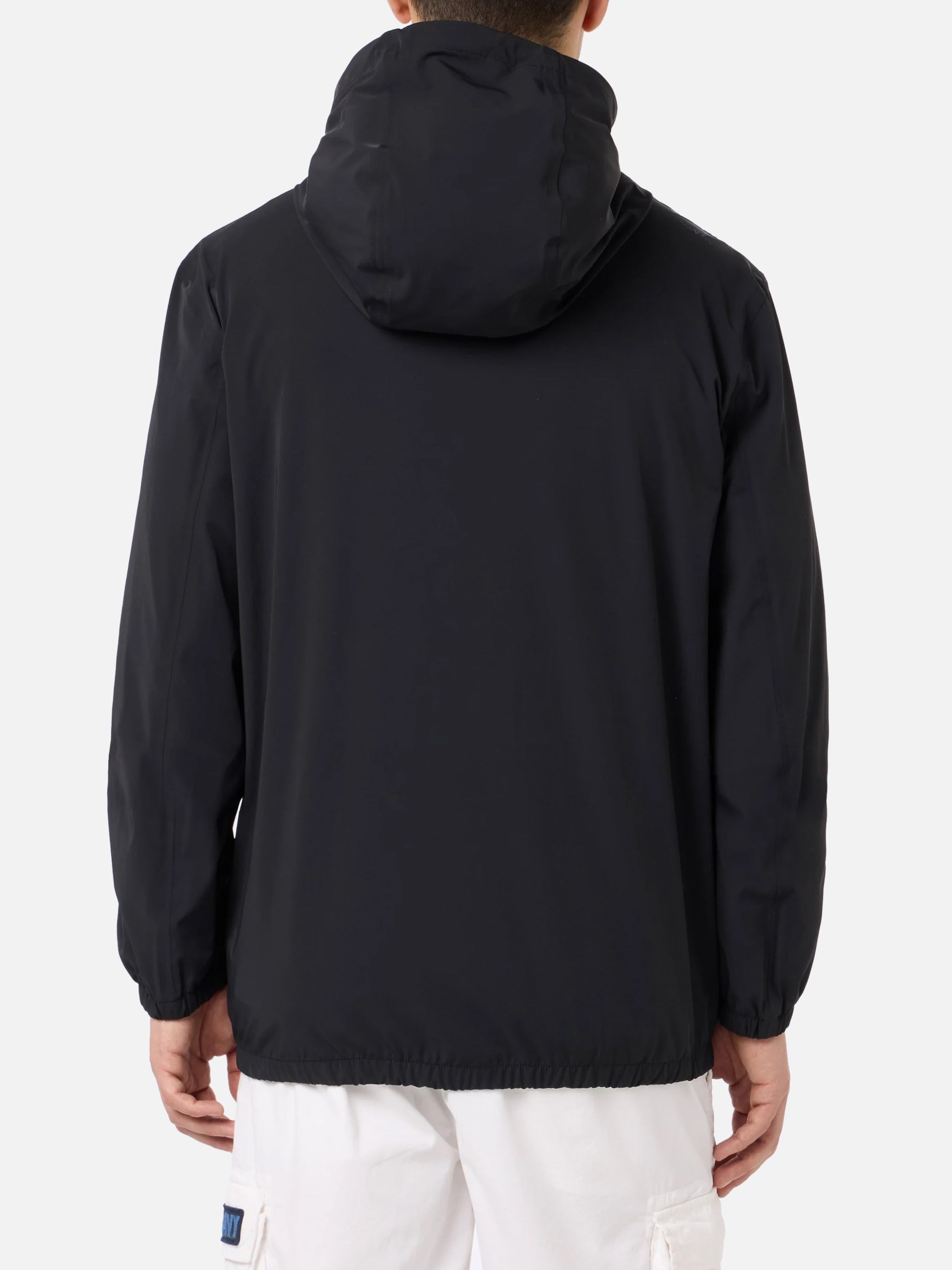 mc2-saint-barth-giacca-sloop-in-tessuto-tecnico-elasticizzato-nero-cappuccio-uom image 2