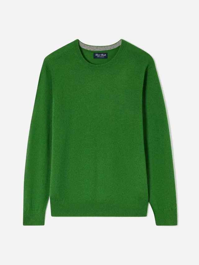 mc2-saint-barth-maglione-regent-girocollo-in-cashmere-verde-uomo image 1