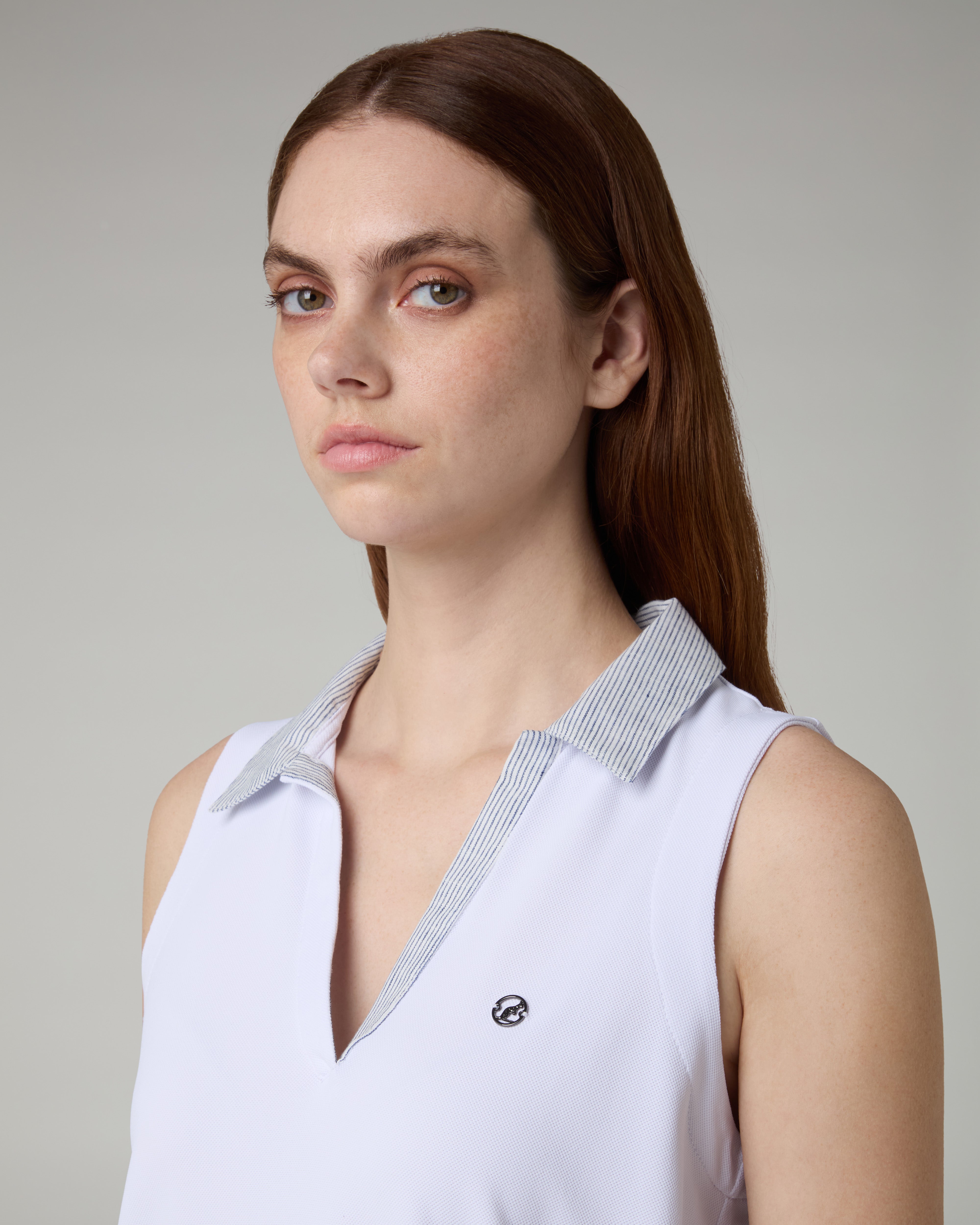 australian-sleeveless-polo-top-polo-smanicata-uomo-in-piquet-tecnico-bianca image 4