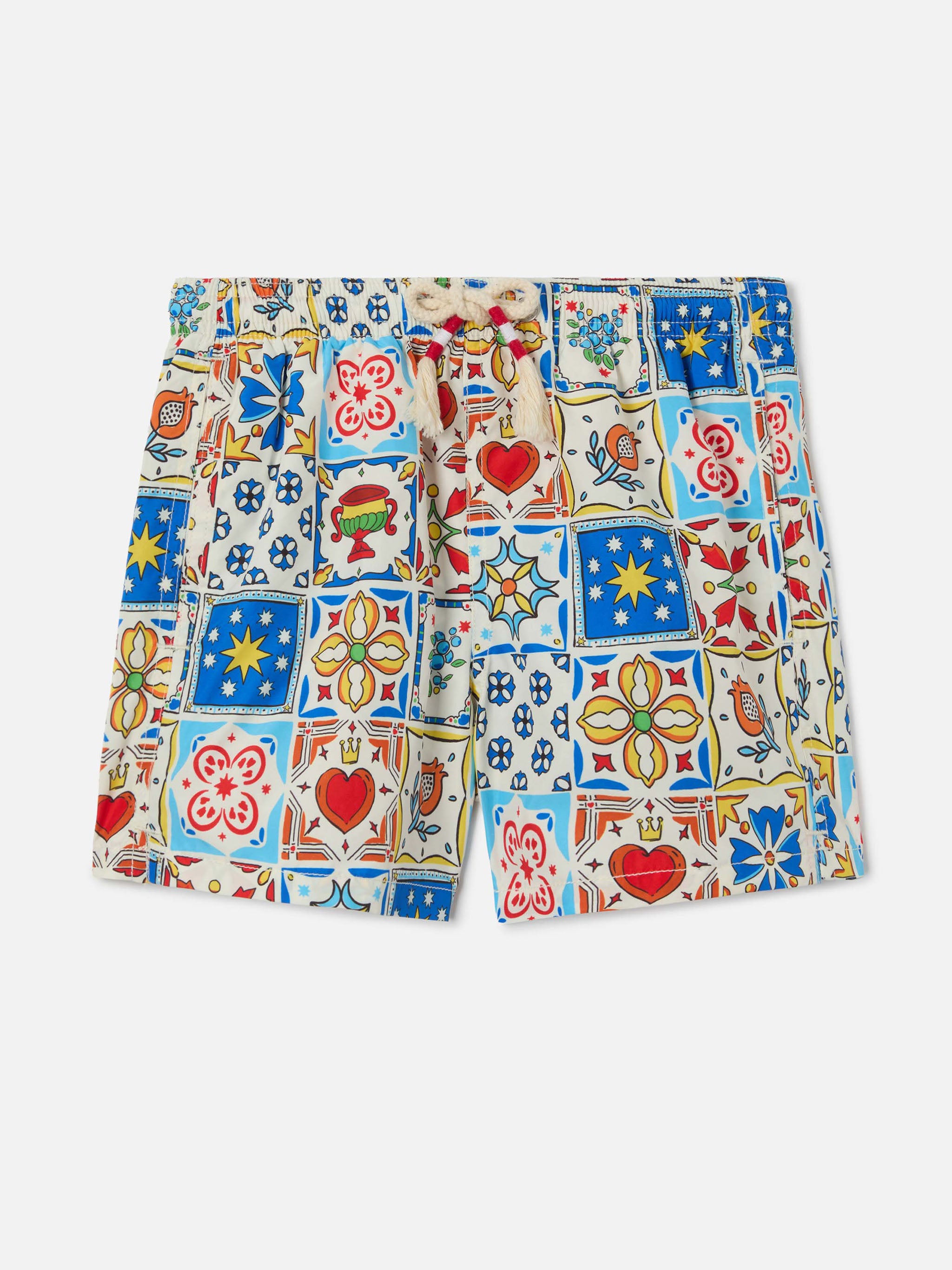 mc2-saint-barth-costume-jean-lighting-70-bambino-stampa-maiolica-all-over image 1