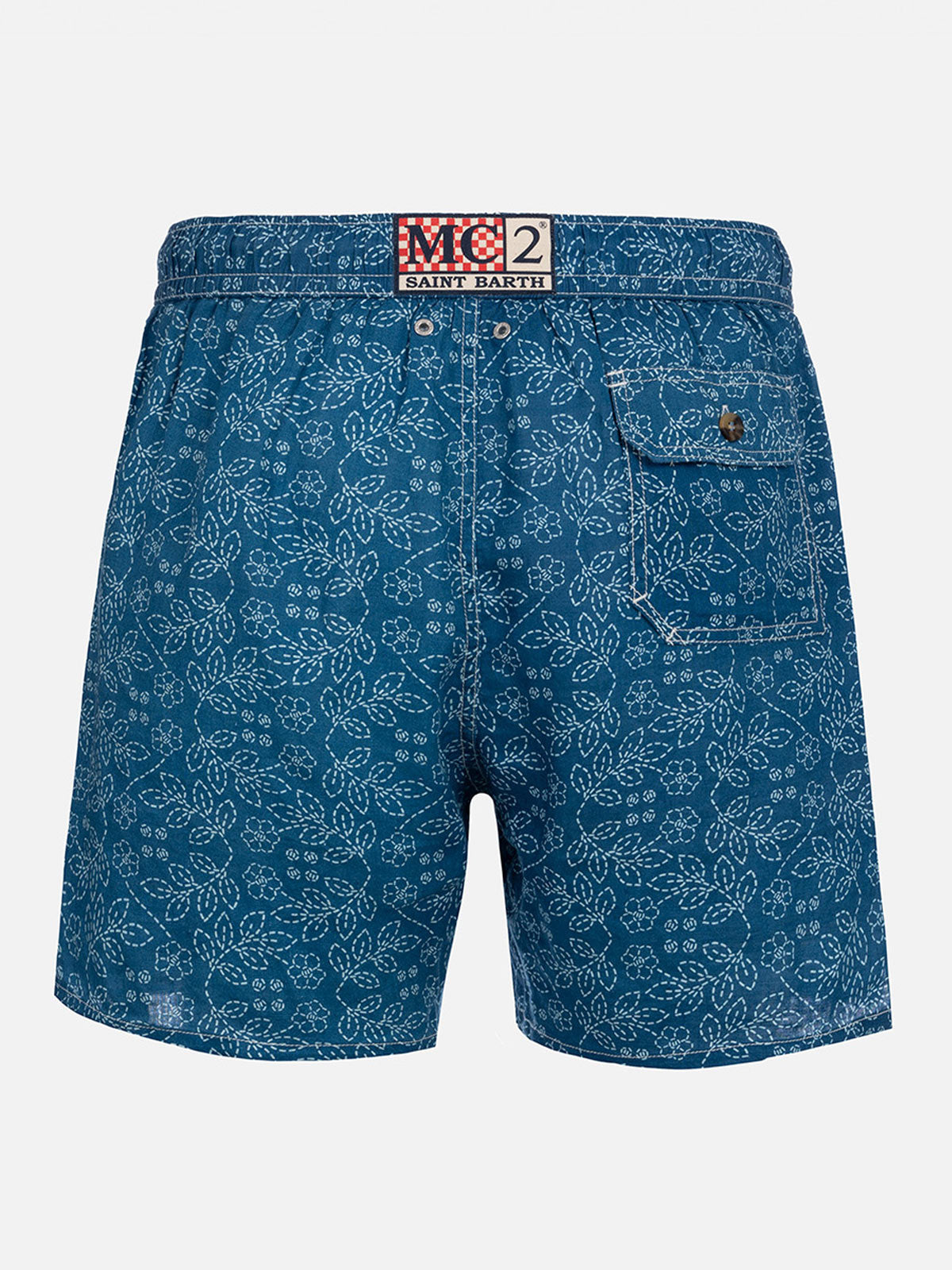 mc2-saint-barth-costume-gustavia-uomo-in-lino-fantasia-sashiko-blu image 2