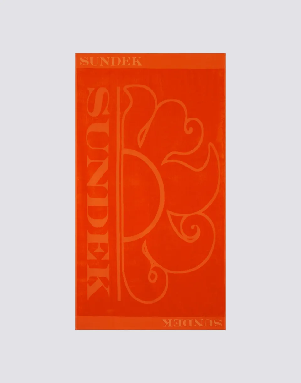 sundek-telo-mare-jacquard-con-logo-accessorio-spiaggia image 1