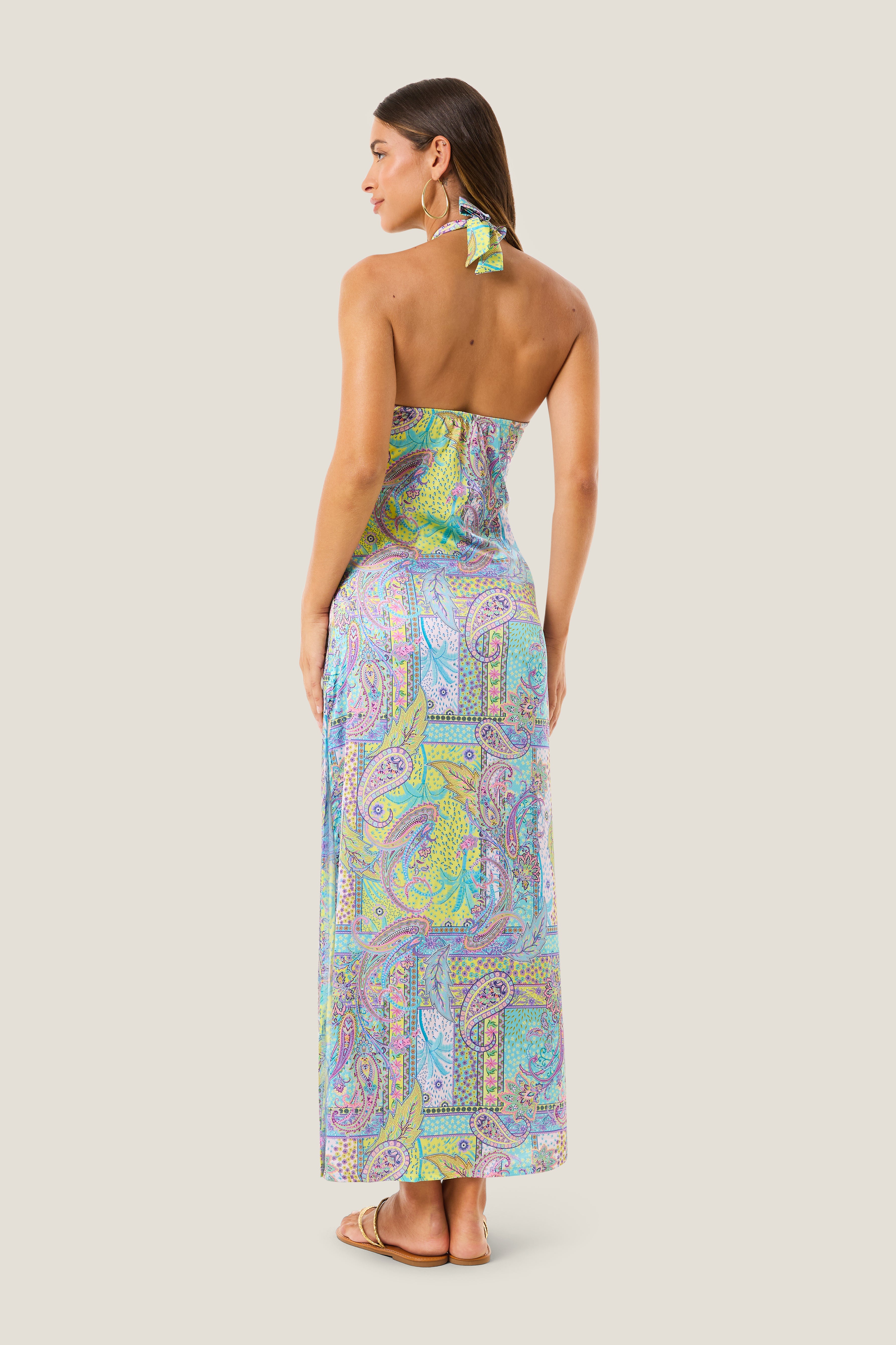 4giveness-abito-lungo-cachemire-pastel-cover-up-donna image 2