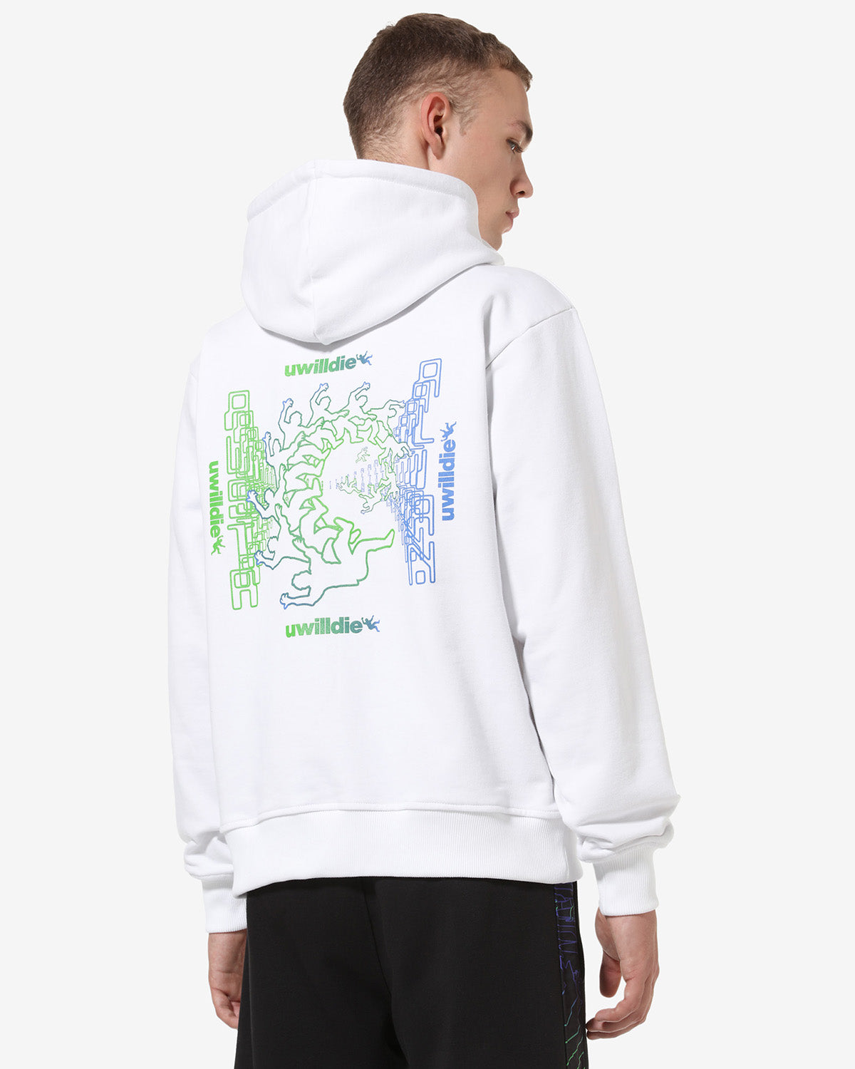 australian-uwilldie-hard-court-hoodie-felpa-con-cappuccio-bianca image 1