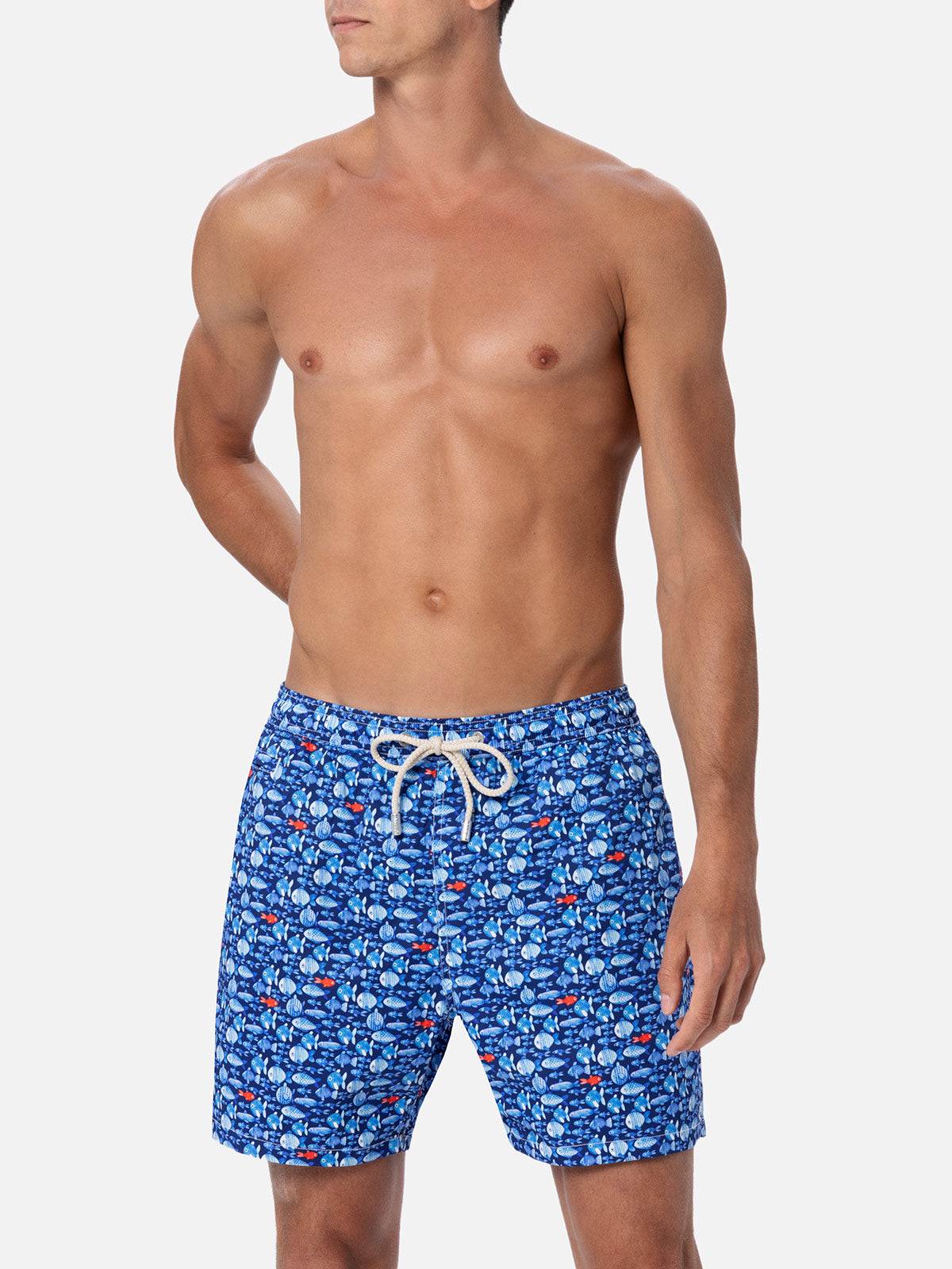 mc2-saint-barth-comfort-light-costume-mare-uomo-stampa-pesci-blu image 3