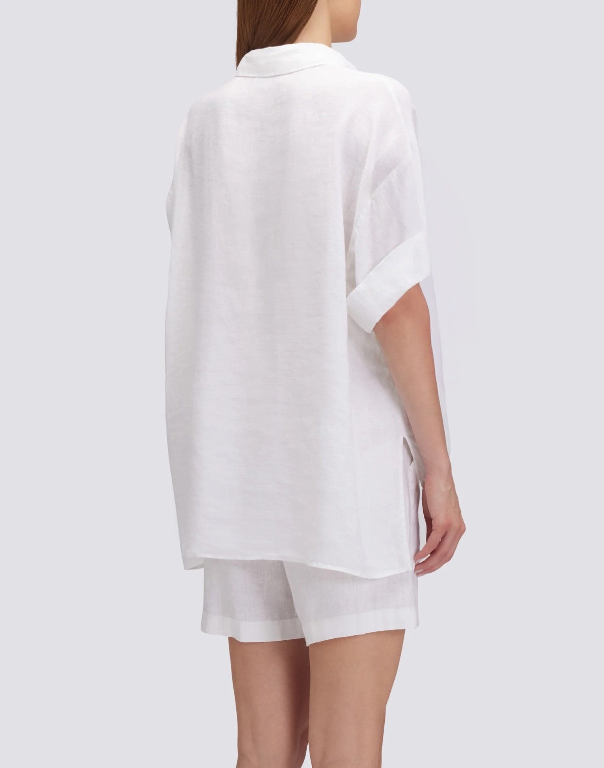 sundek-camicia-donna-in-lino-tinto-capo-con-tasca-2 image 2