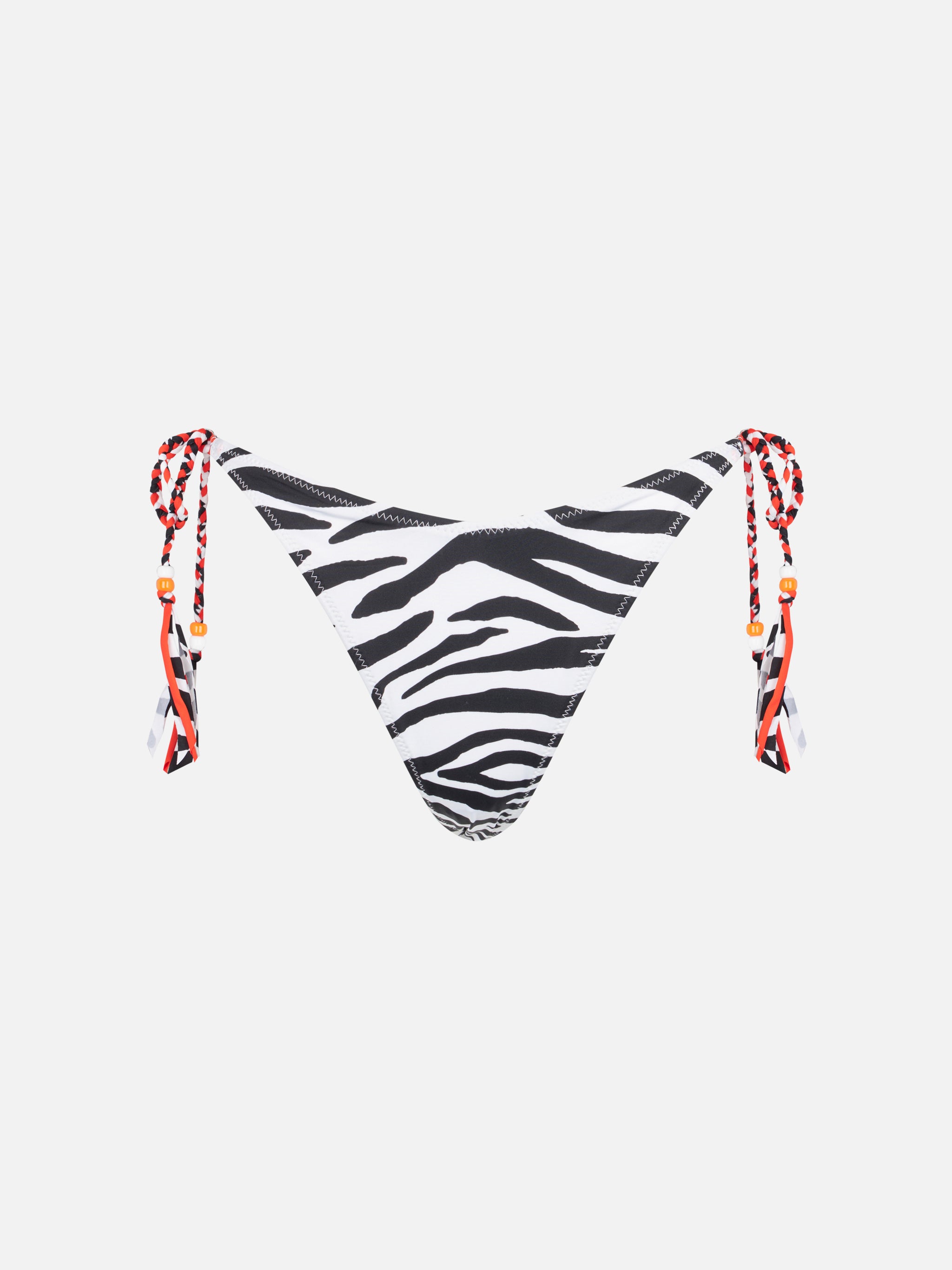 mc2-saint-barth-slip-mare-norah-cheeky-zebra-con-lacci-fucsia-donna image 1