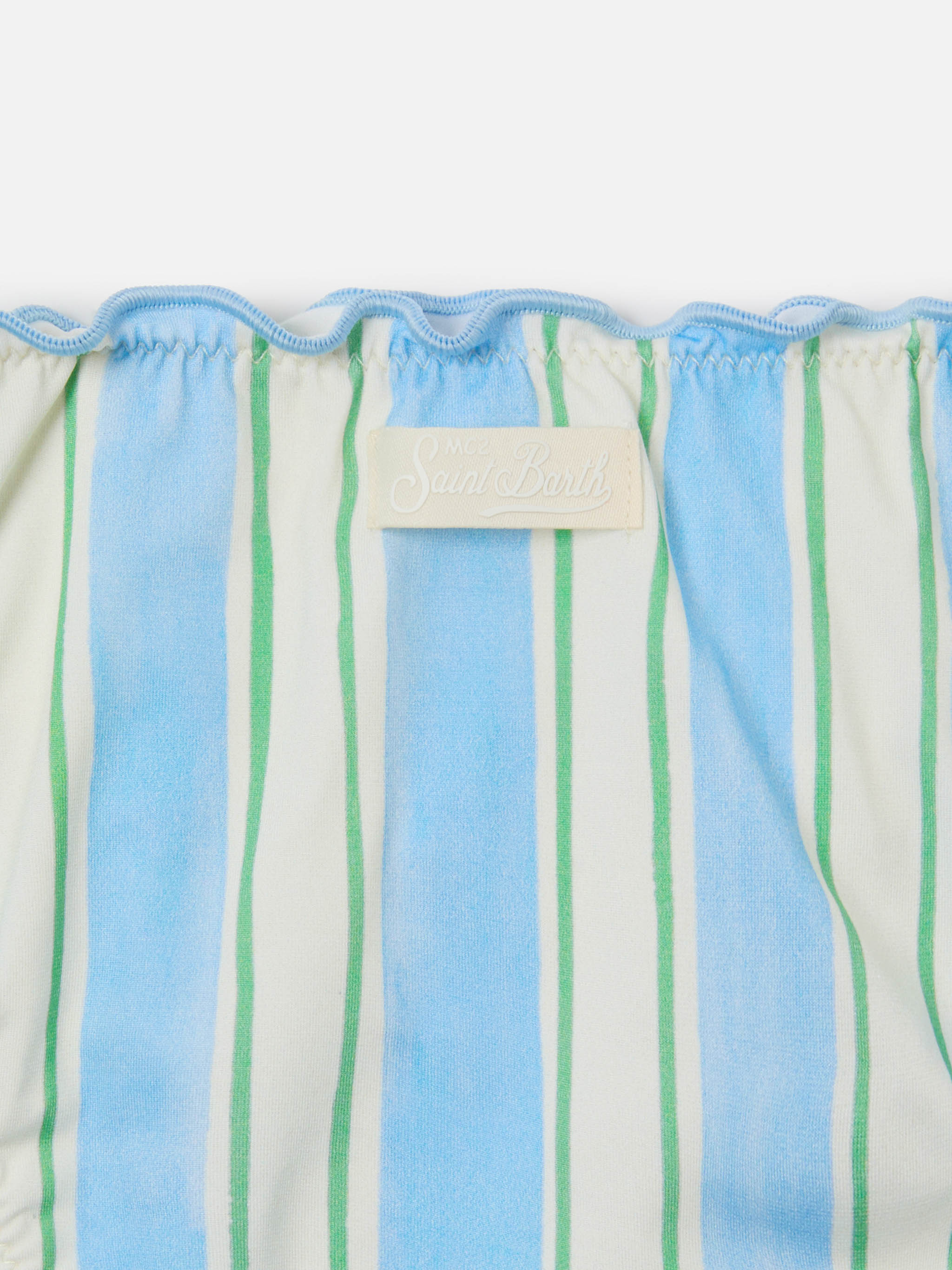 mc2-saint-barth-emy-bikini-bambina-a-righe-con-top-a-fascia image 3