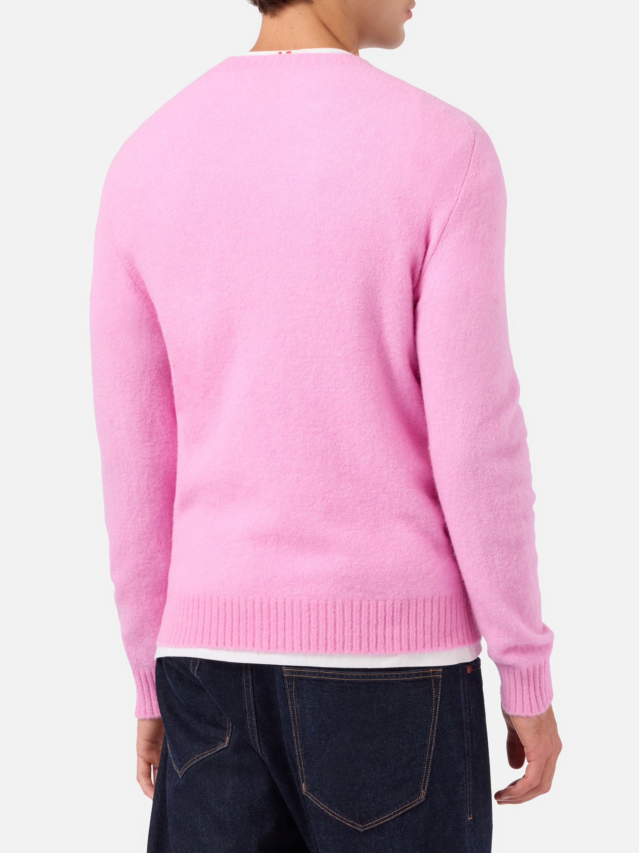 mc2-saint-barth-regent-maglia-uomo-in-alpaca-stretch-rosa-con-ricamo-logo image 3