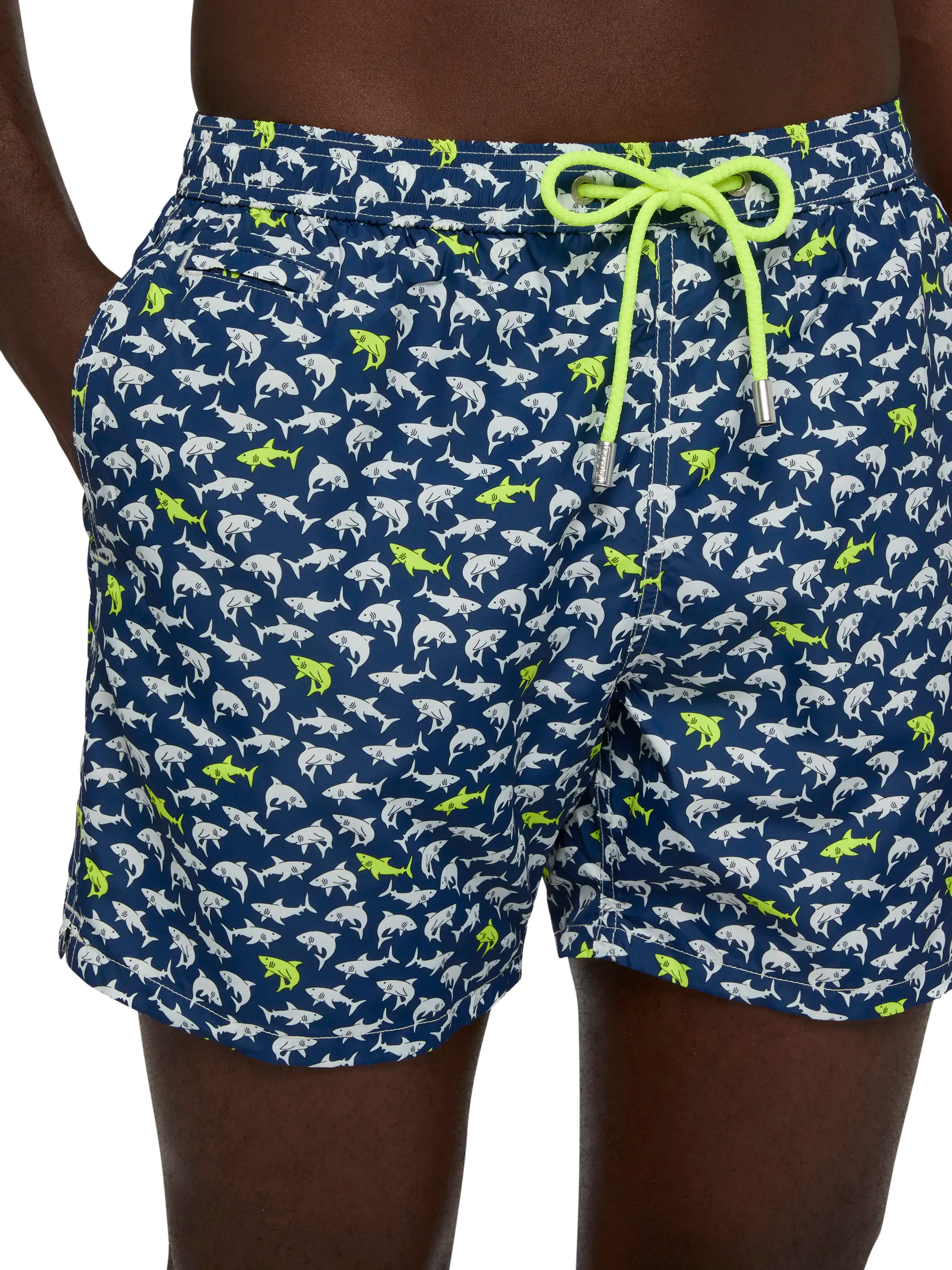mc2-saint-barth-lighting-costume-mare-uomo-blu-navy-stampa-squali image 4