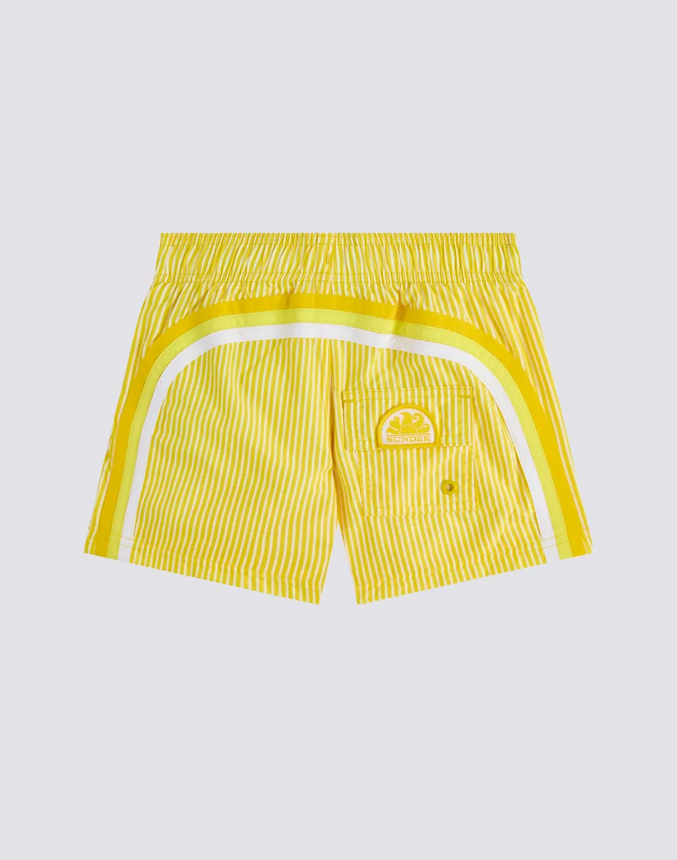 sundek-b504bdrt3ji-costume-da-bagno-bambino-corto-juicy-stripes-in-repreve image 1
