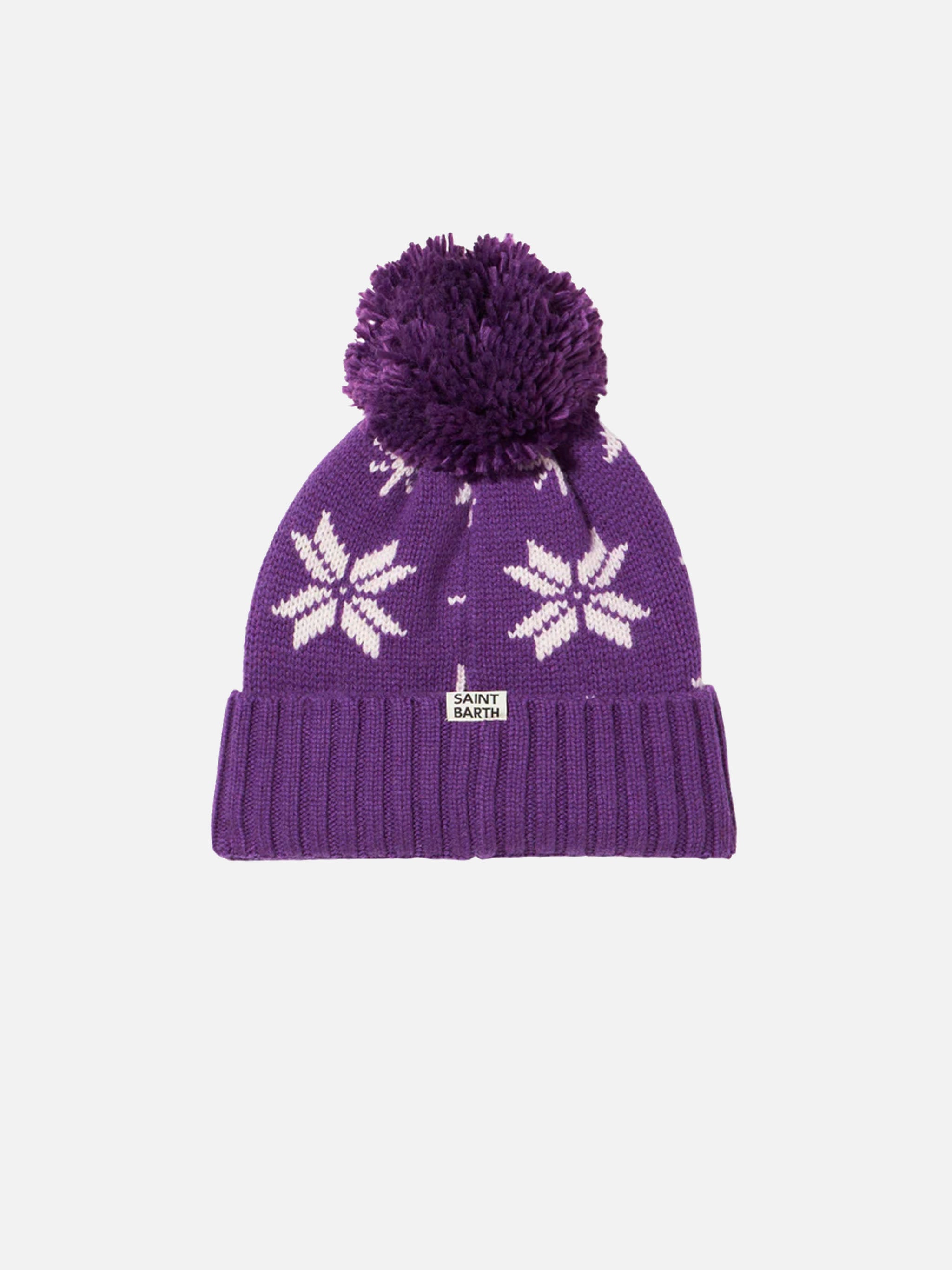 mc2-saint-barth-cappello-holden-in-maglia-viola-con-motivo-norvegese image 2