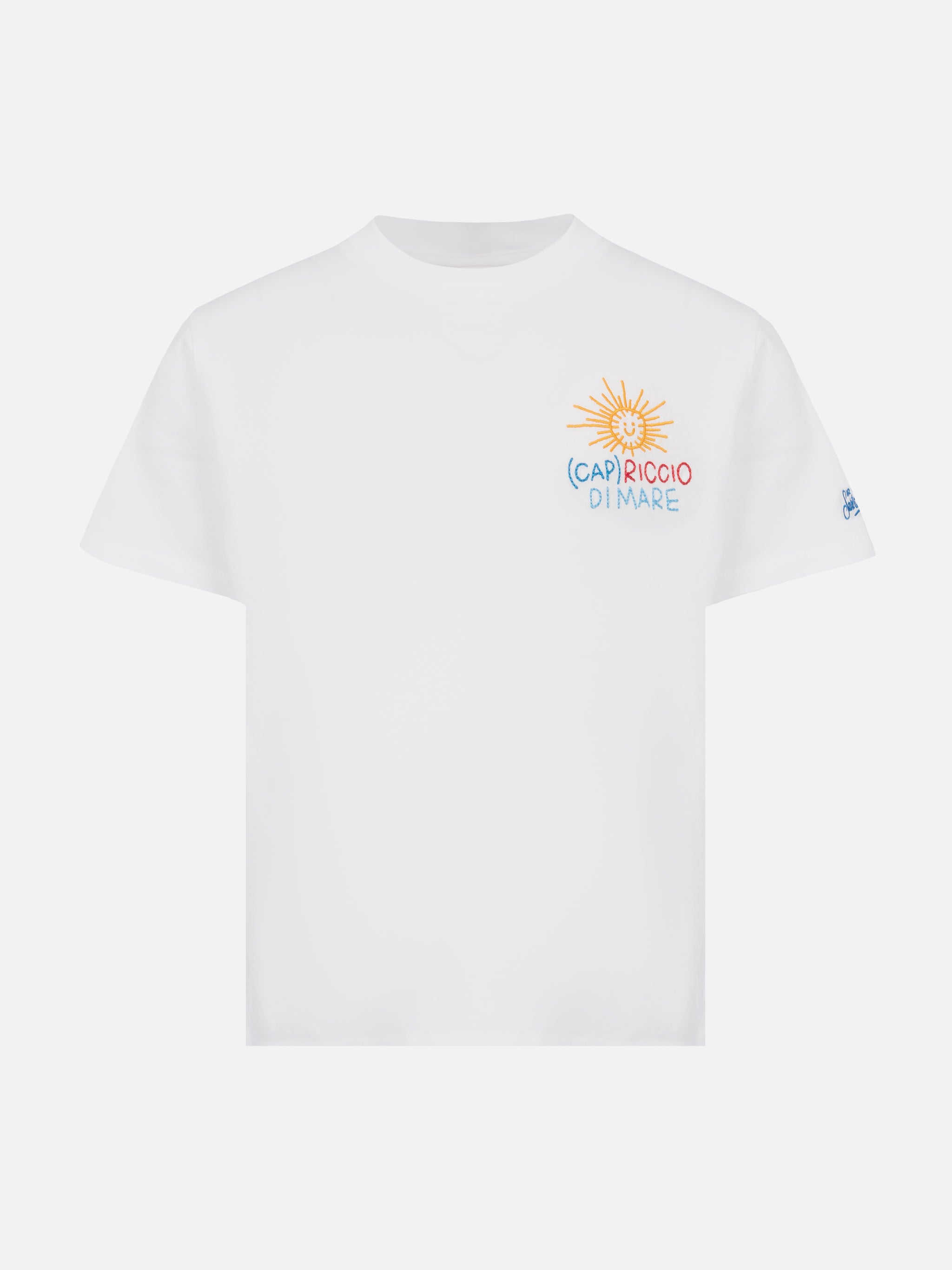 mc2-saint-barth-portofino-jr-t-shirt-bambino-bianca-special-edition-cap-riccio-d image 1