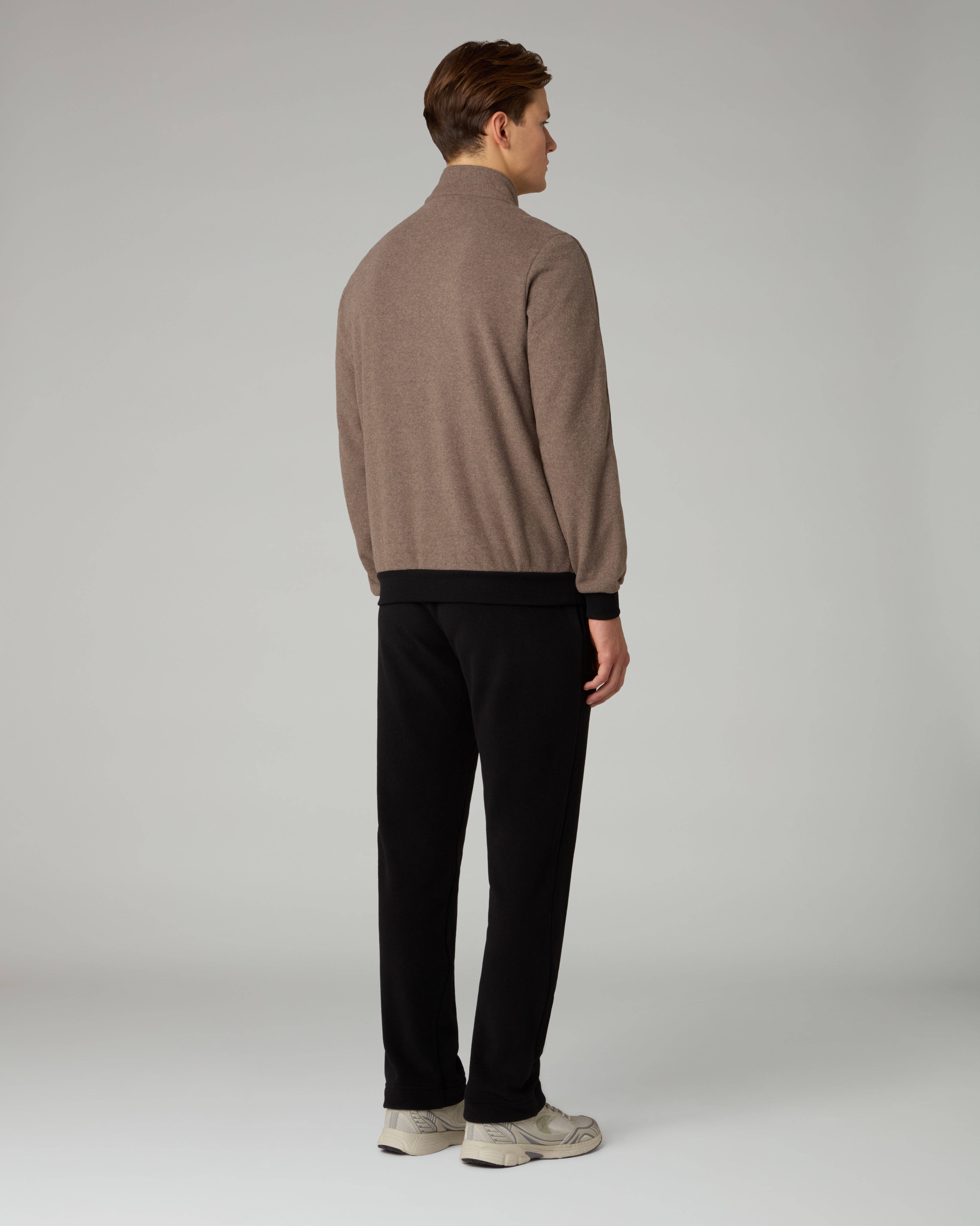 australian-classy-tracksuit-softech-tuta-completa-nocciola image 2