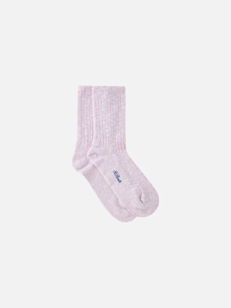 mc2-saint-barth-calze-sox-rib-m-lange-rosa-con-motivo-jacquard image 1