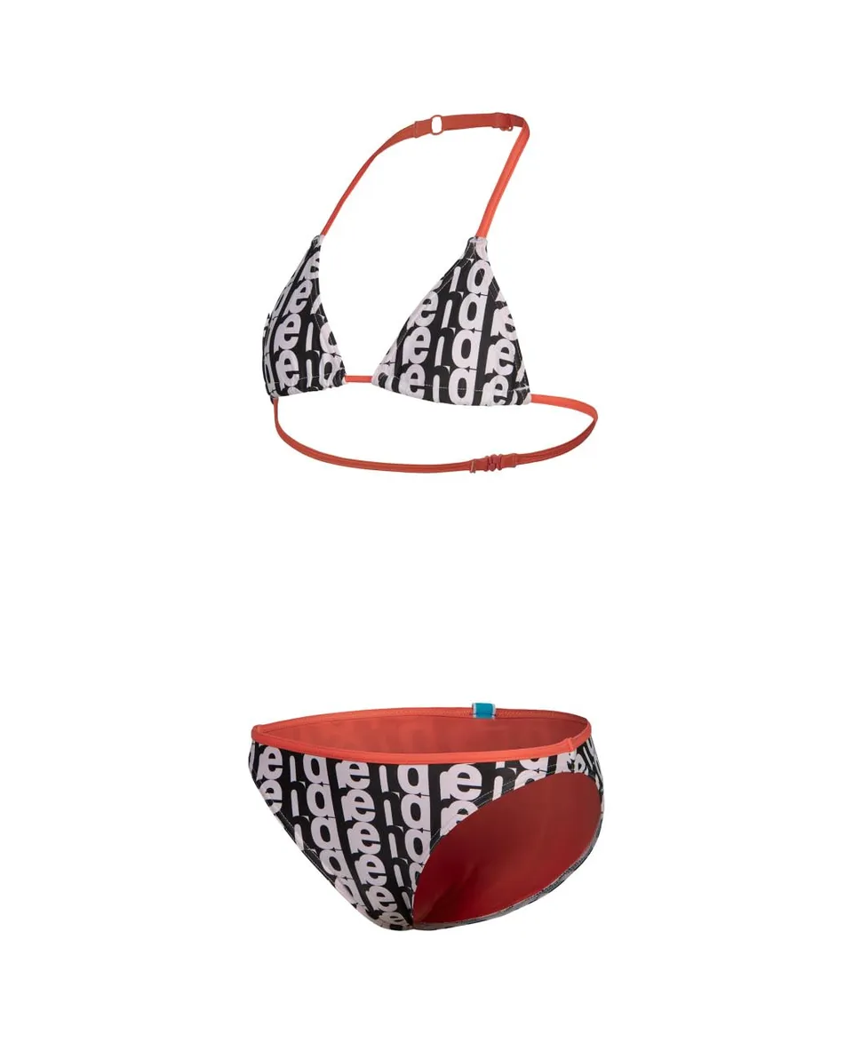 arena-monogram-triangle-bikini-due-pezzi-bambina-e-ragazza image 1