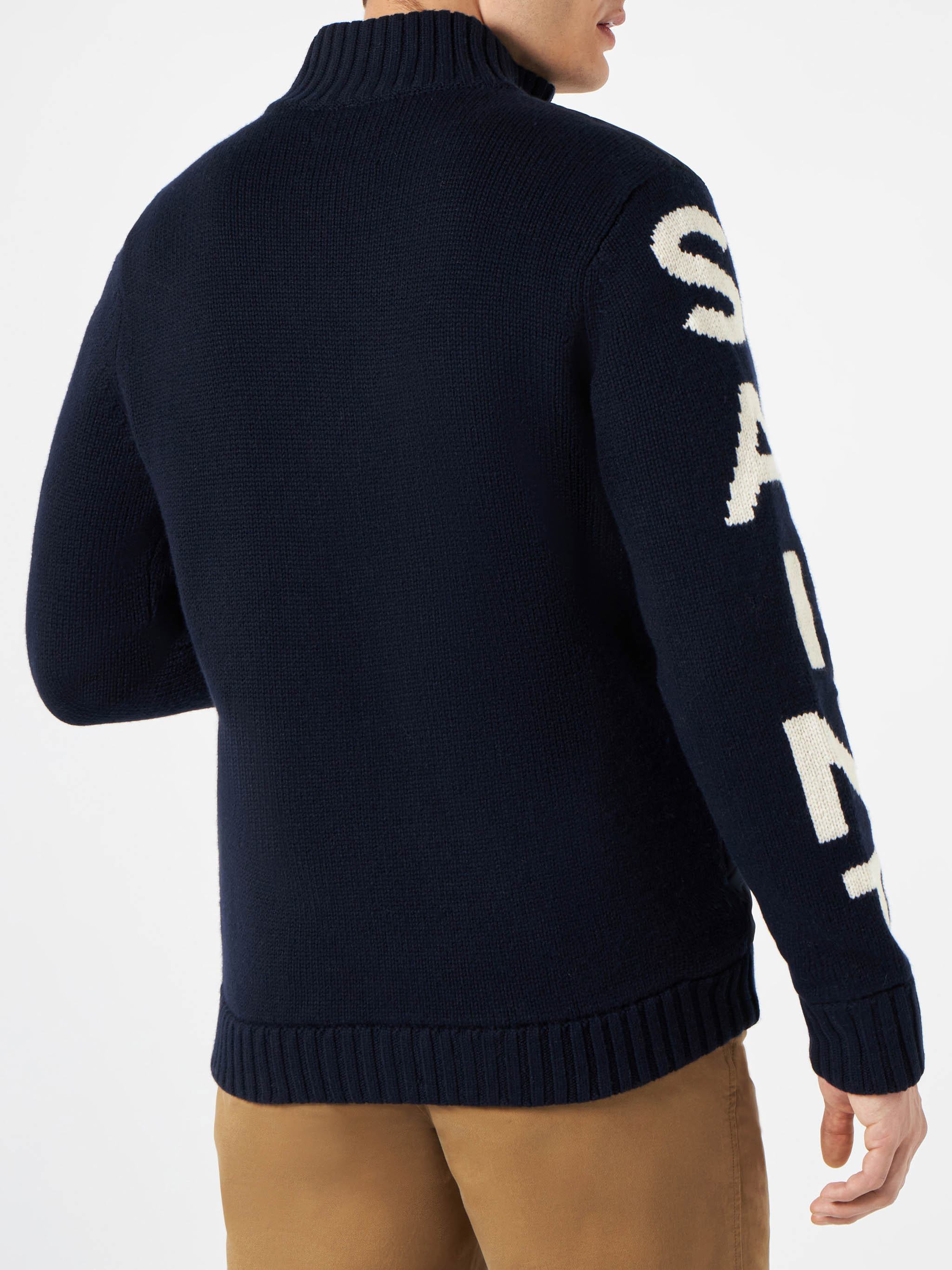 mc2-saint-barth-giacca-whistler-blu-uomo-in-maglia-e-trapuntato image 3