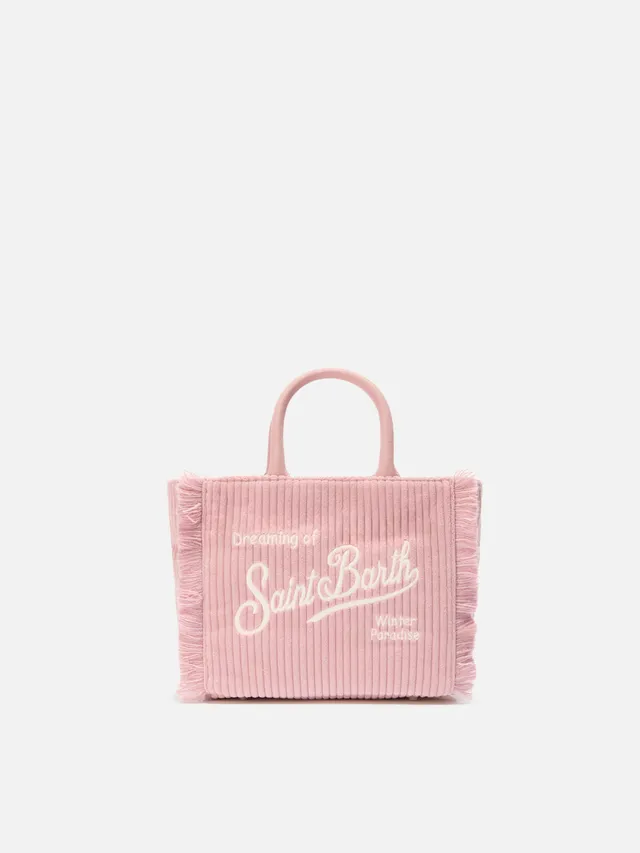 mc2-saint-barth-borsa-vanity-mini-corduroy-donna-rosa image 1