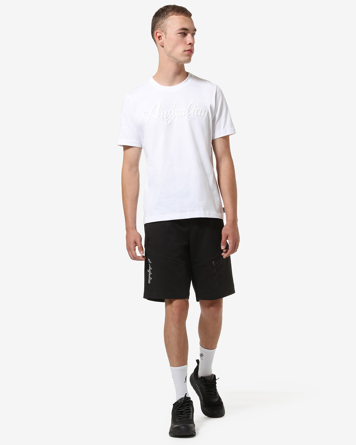 australian-gen-short-sportswear-short-in-felpa-nero image 2