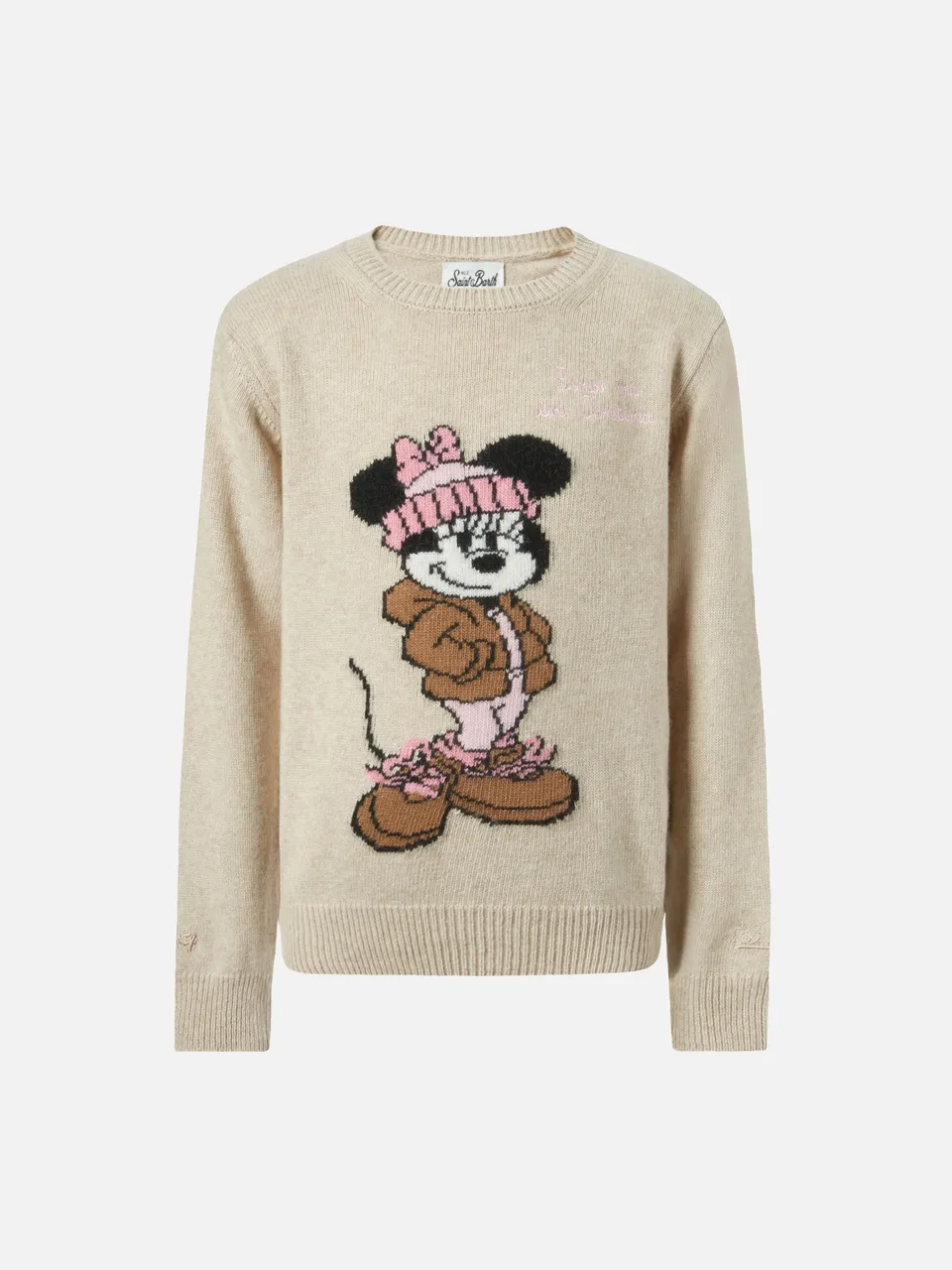 mc2-saint-barth-princess-maglione-bambina-misto-cashmere-minnie-marrone image 1