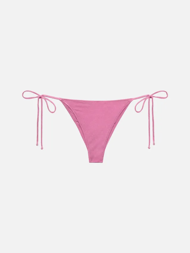 mc2-saint-barth-marielle-slip-bikini-vita-media-rosa-con-strass image 1