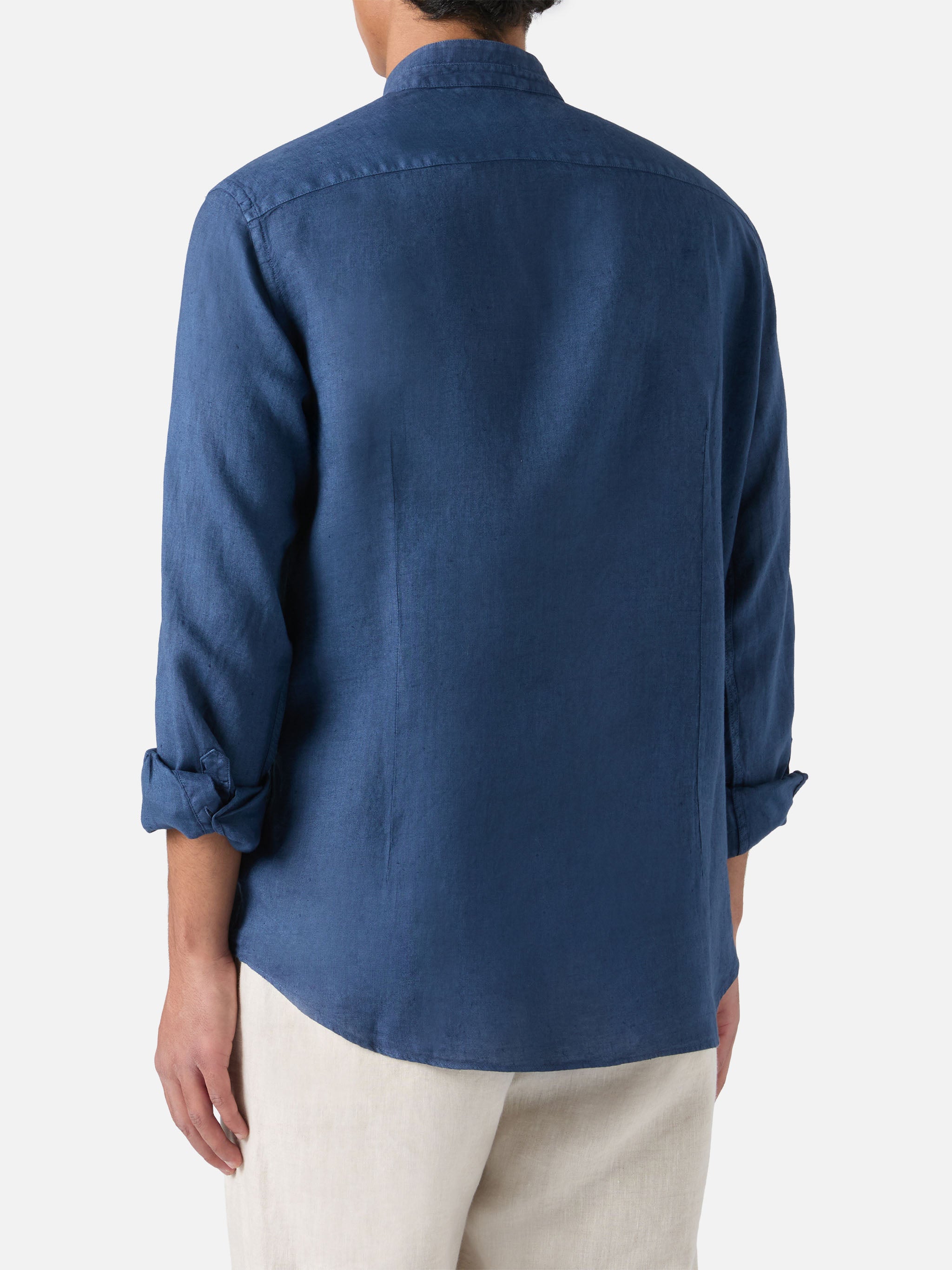 mc2-saint-barth-camicia-pierre-in-chambray-tinto-in-capo-blu-navy image 3