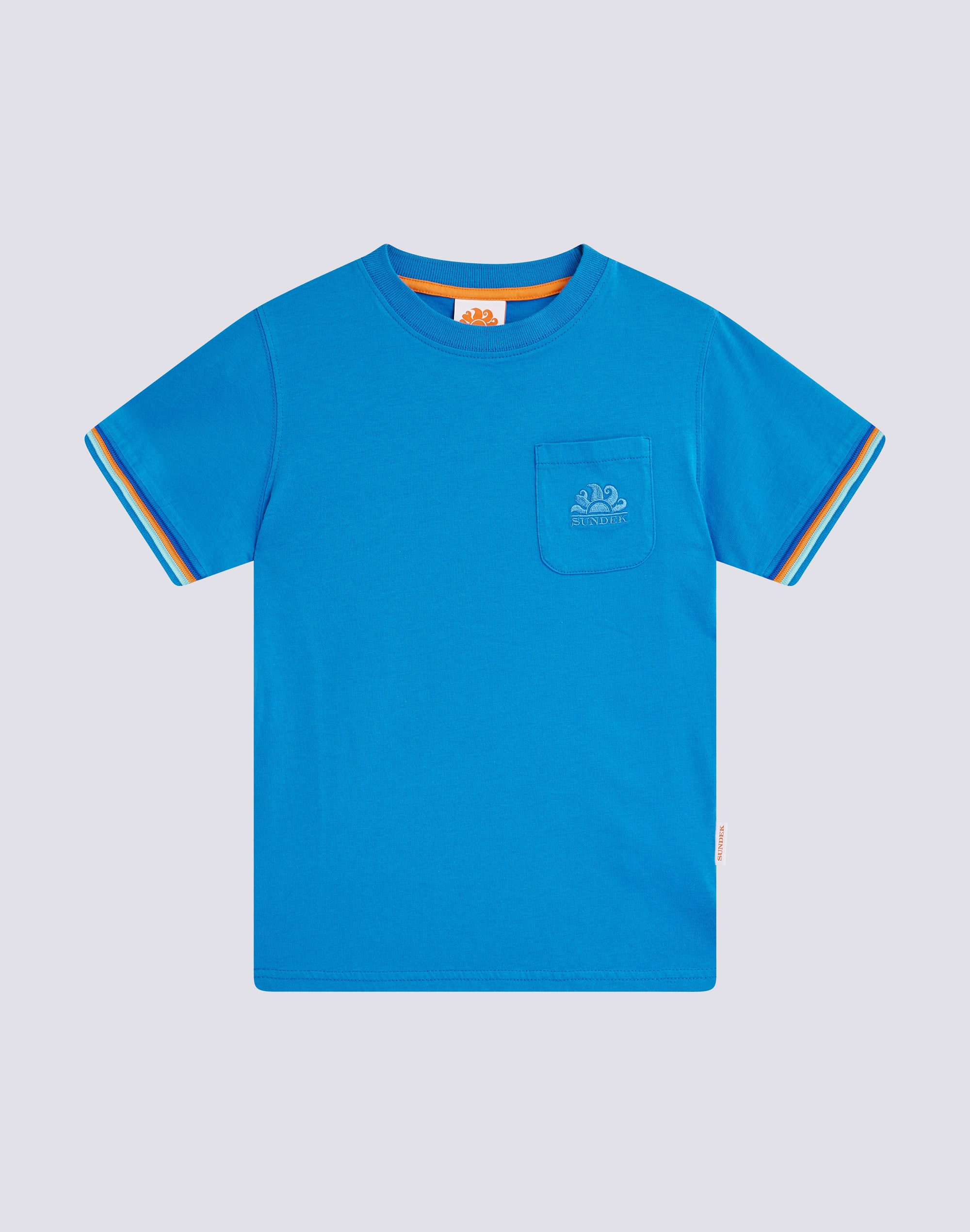 sundek-mini-finn-b775tej7800-t-shirt-girocollo-bambino-cotone image 1