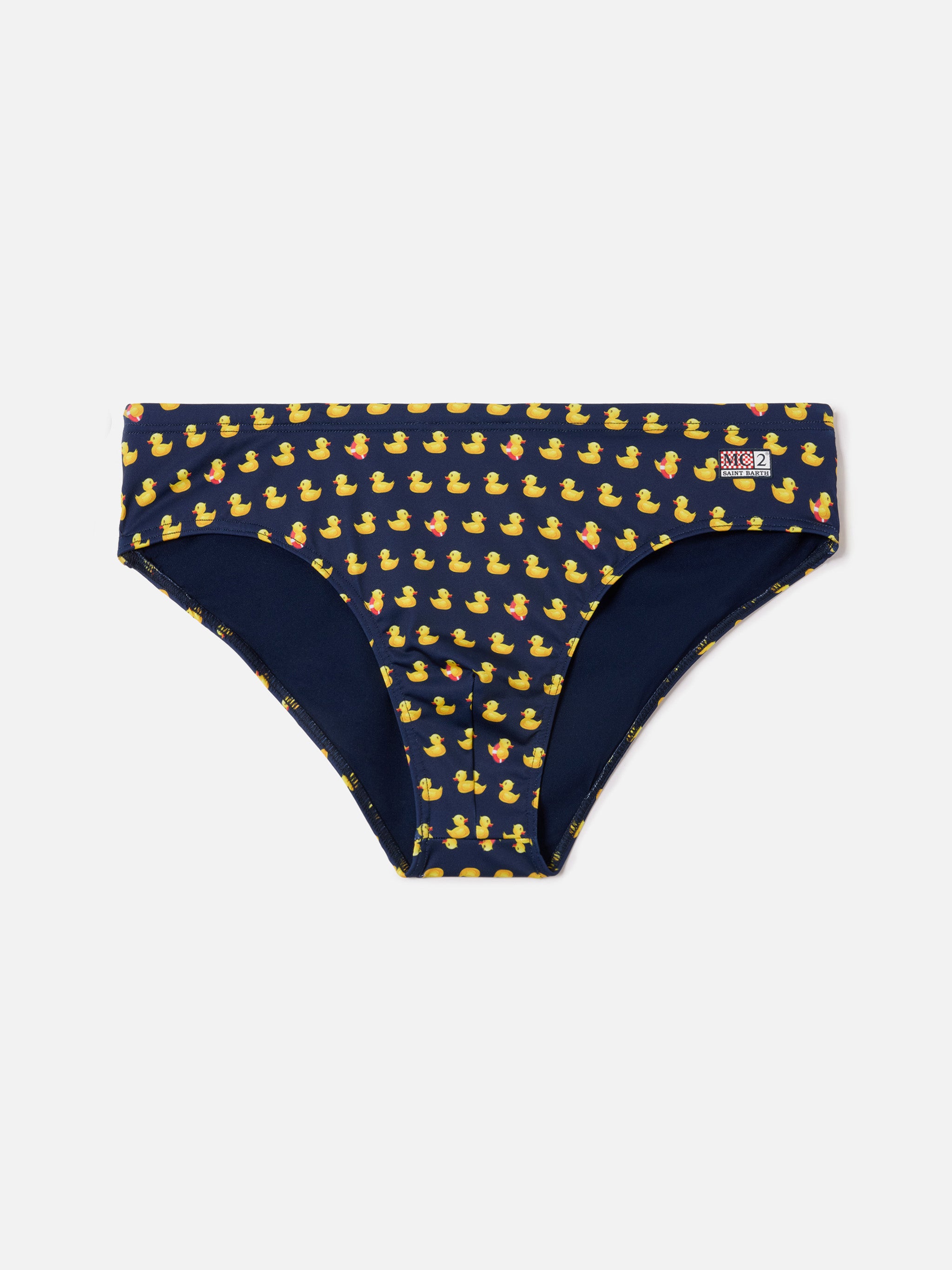 mc2-saint-barth-cayo-slip-mare-uomo-blu-navy-stampa-paperelle-capsule-pap-figlio image 1